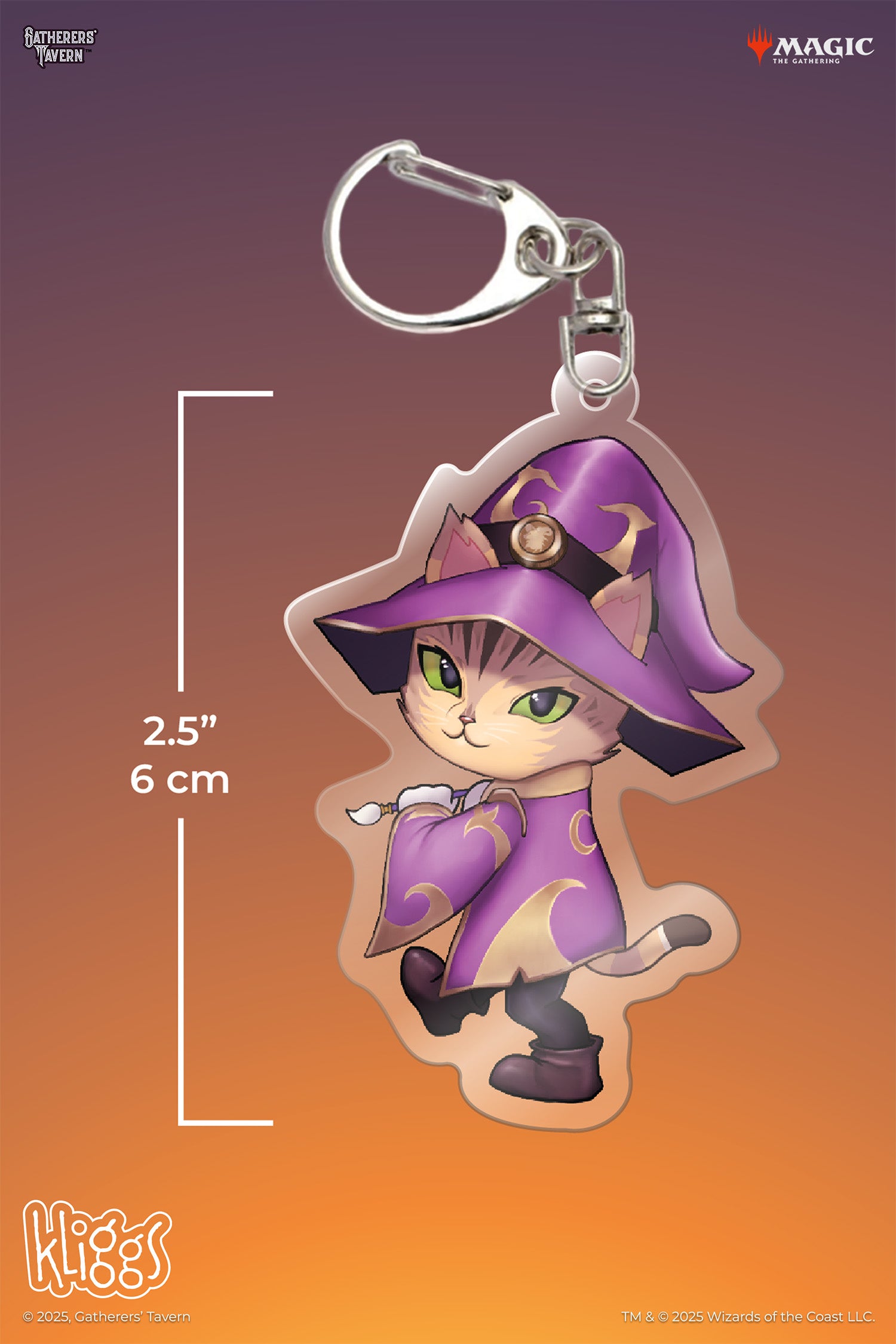 Cinnamon Acrylic Keychain