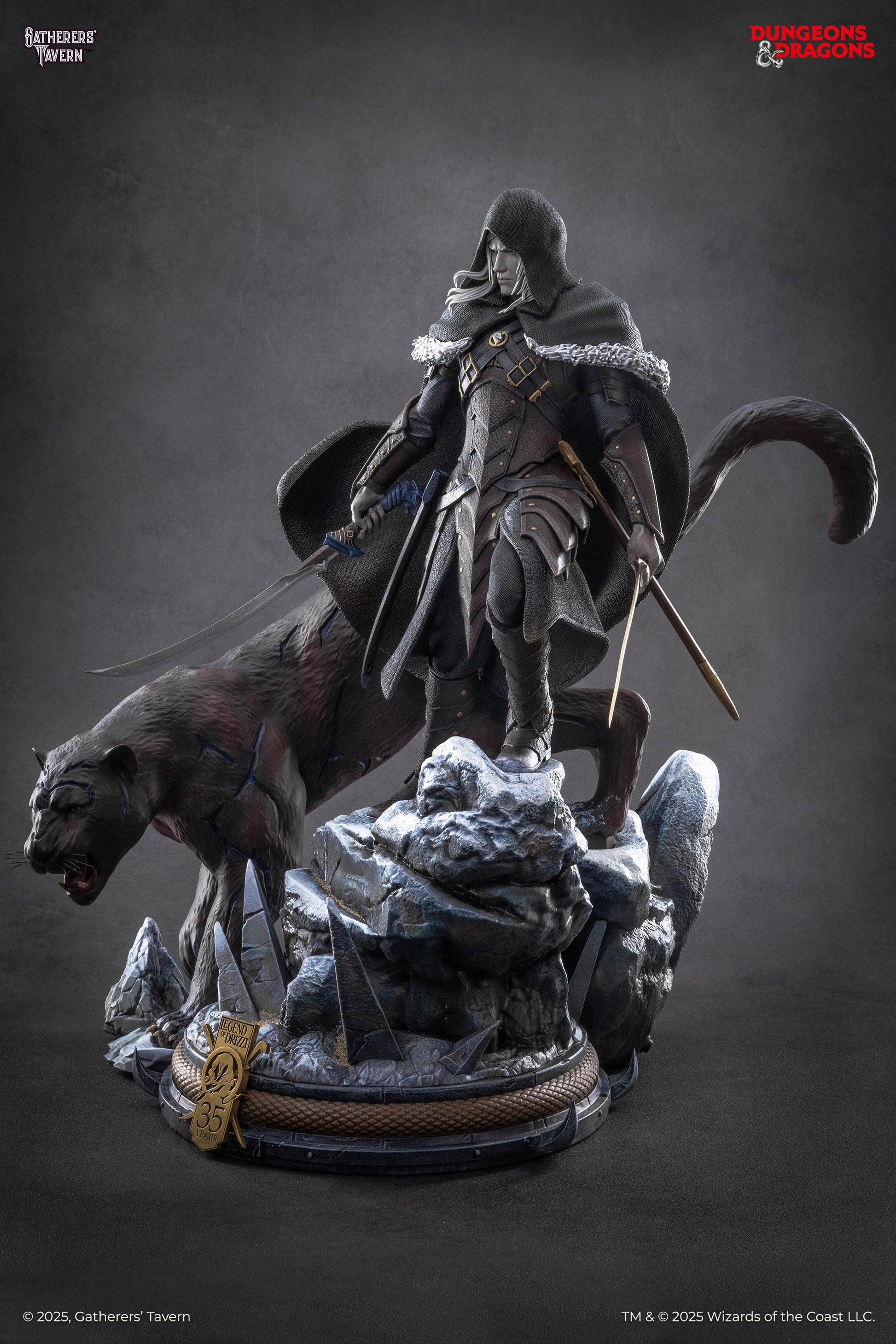 Drizzt Do'Urden 1:4 Scale Statue (35th Anniversary edition)