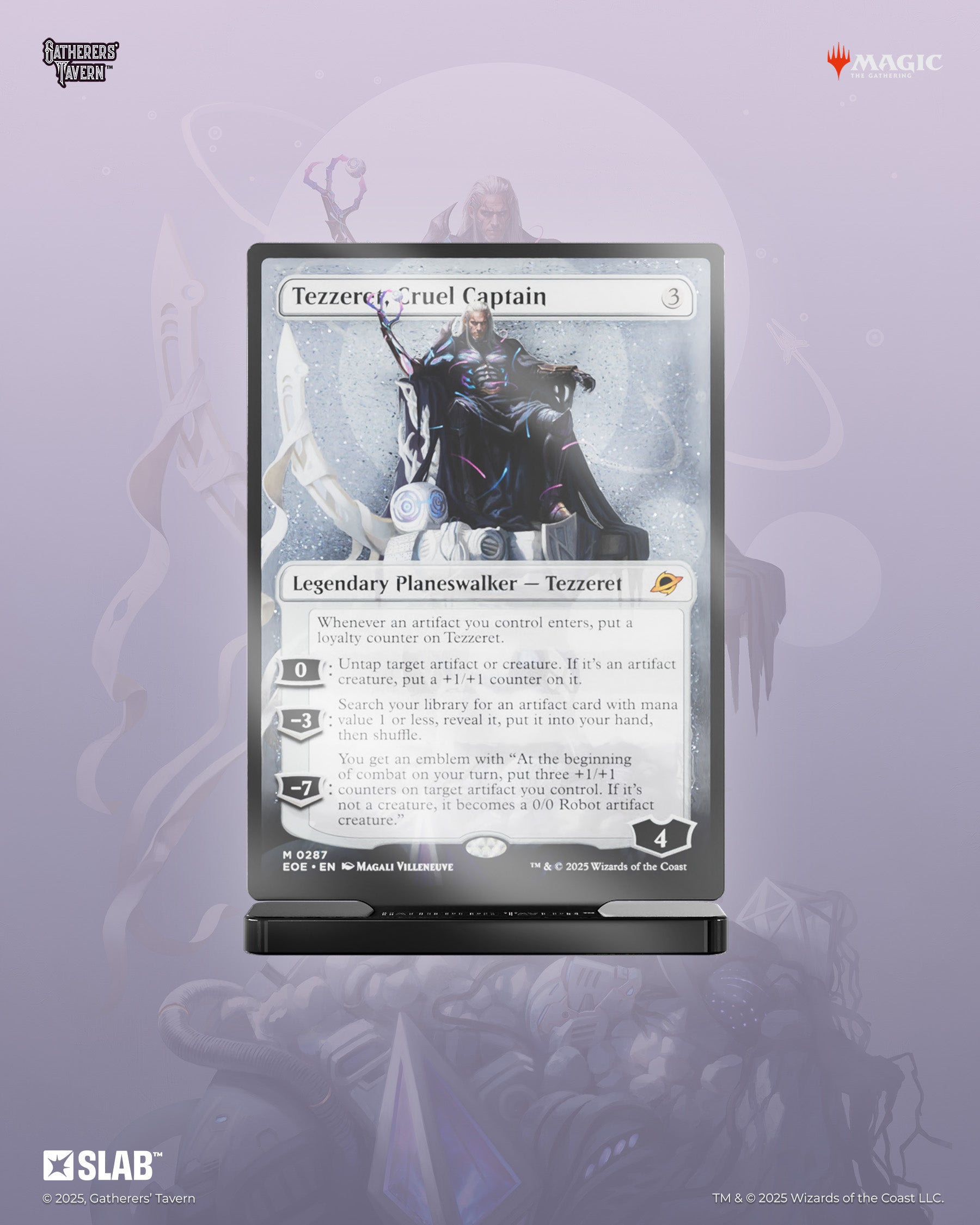 Tezzeret, Cruel Captain Slab Standee – Gatherers' Tavern