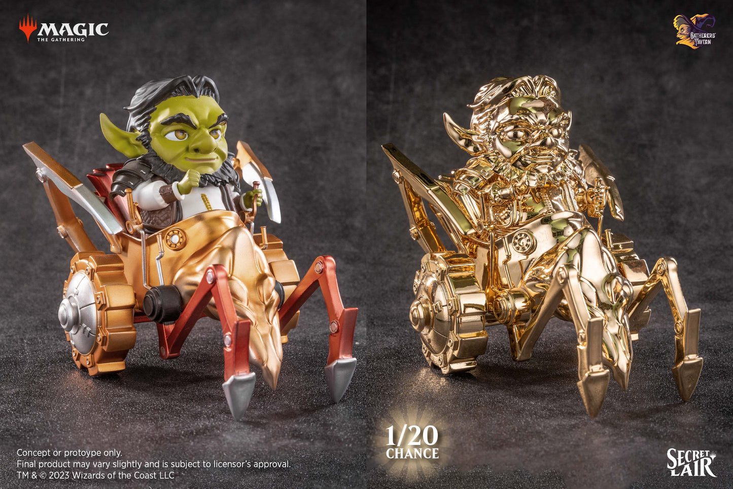 Set of 5 Secret Lair Li'l'est Walkers Mystery Boxes