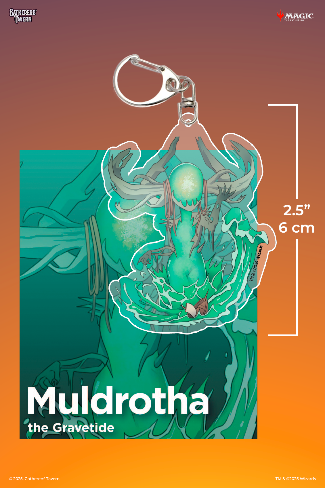 Muldrotha the Gravetide Kliggs Keychain – Gatherers' Tavern