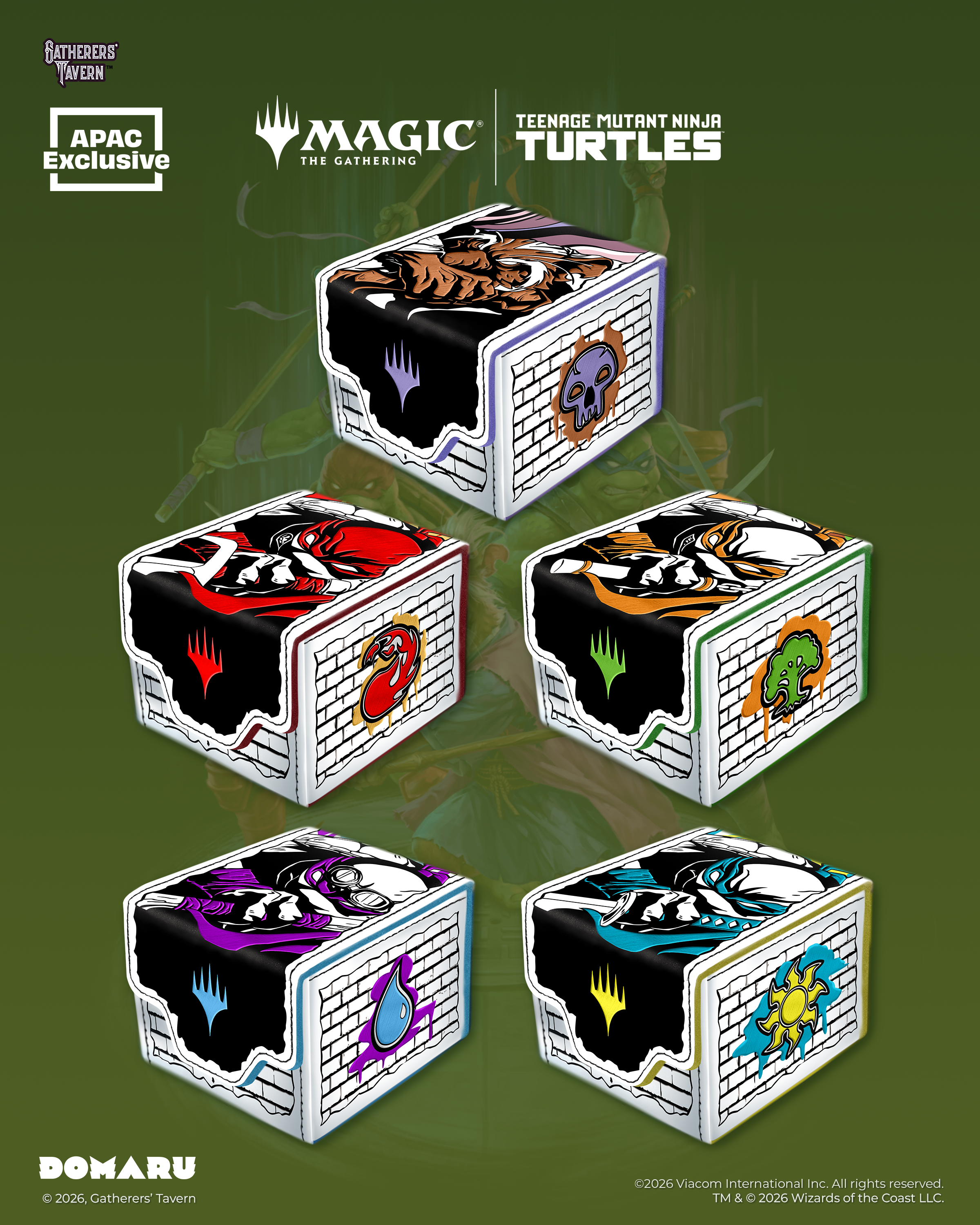 Teenage Mutant Ninja Turtles DOMARU Boxes Gatherers' Tavern Teenage Mutant Ninja Turtles DOMARU Boxes Gatherers' Tavern