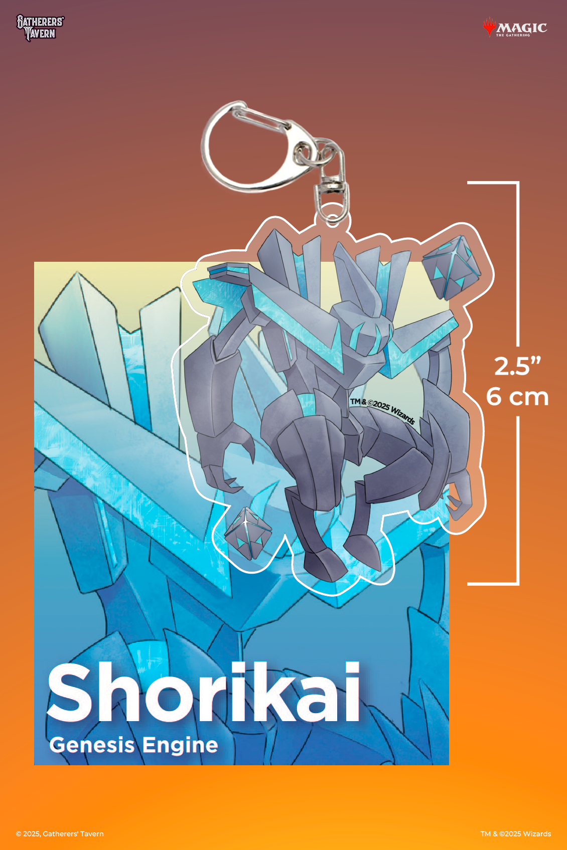 mtg shorikai commander deck Shorikai Genesis Engine Kliggs Keychain – Gatherers' Tavern