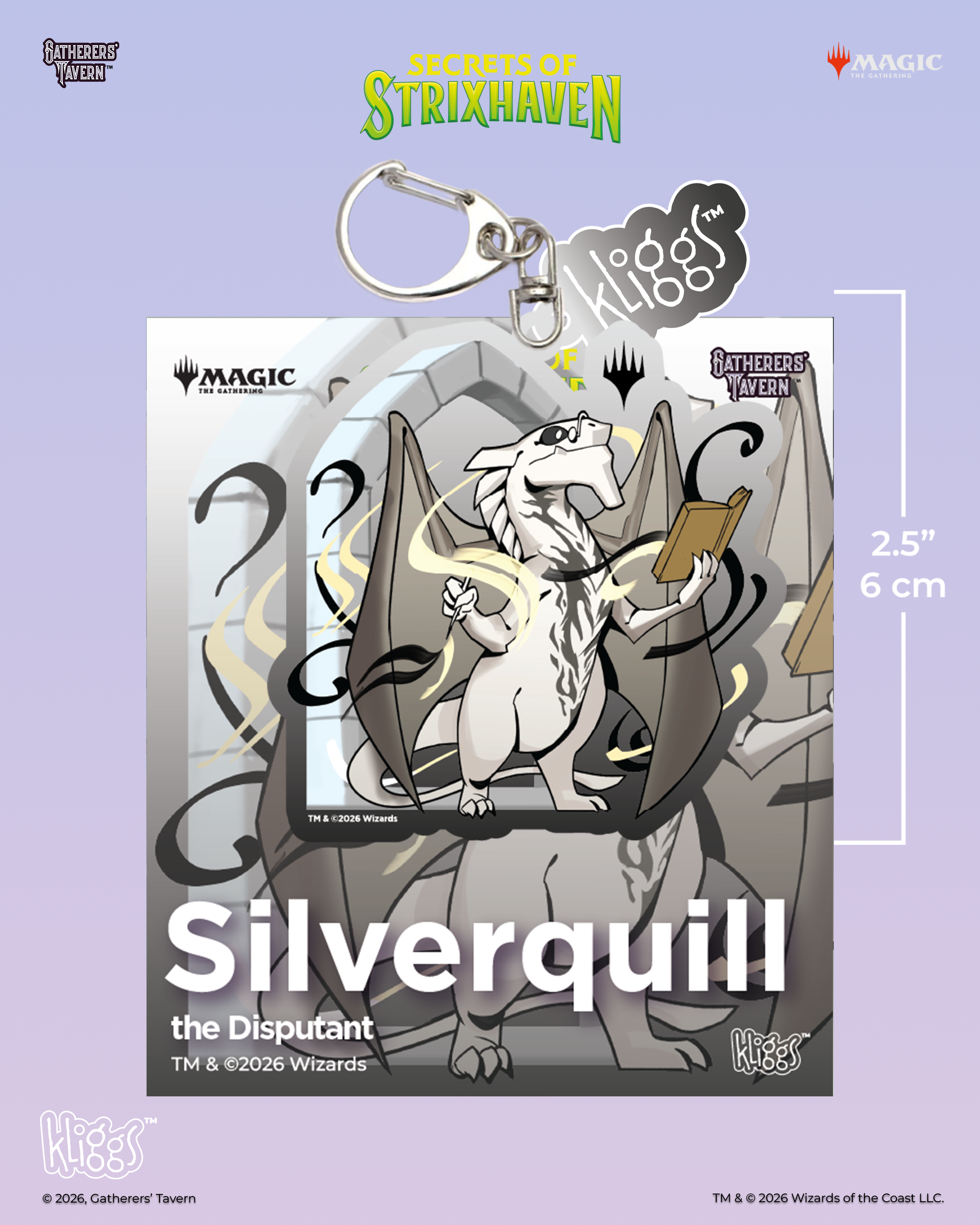 Silverquill Secrets of Strixhaven Kliggs Keychain – Gatherers' Tavern
