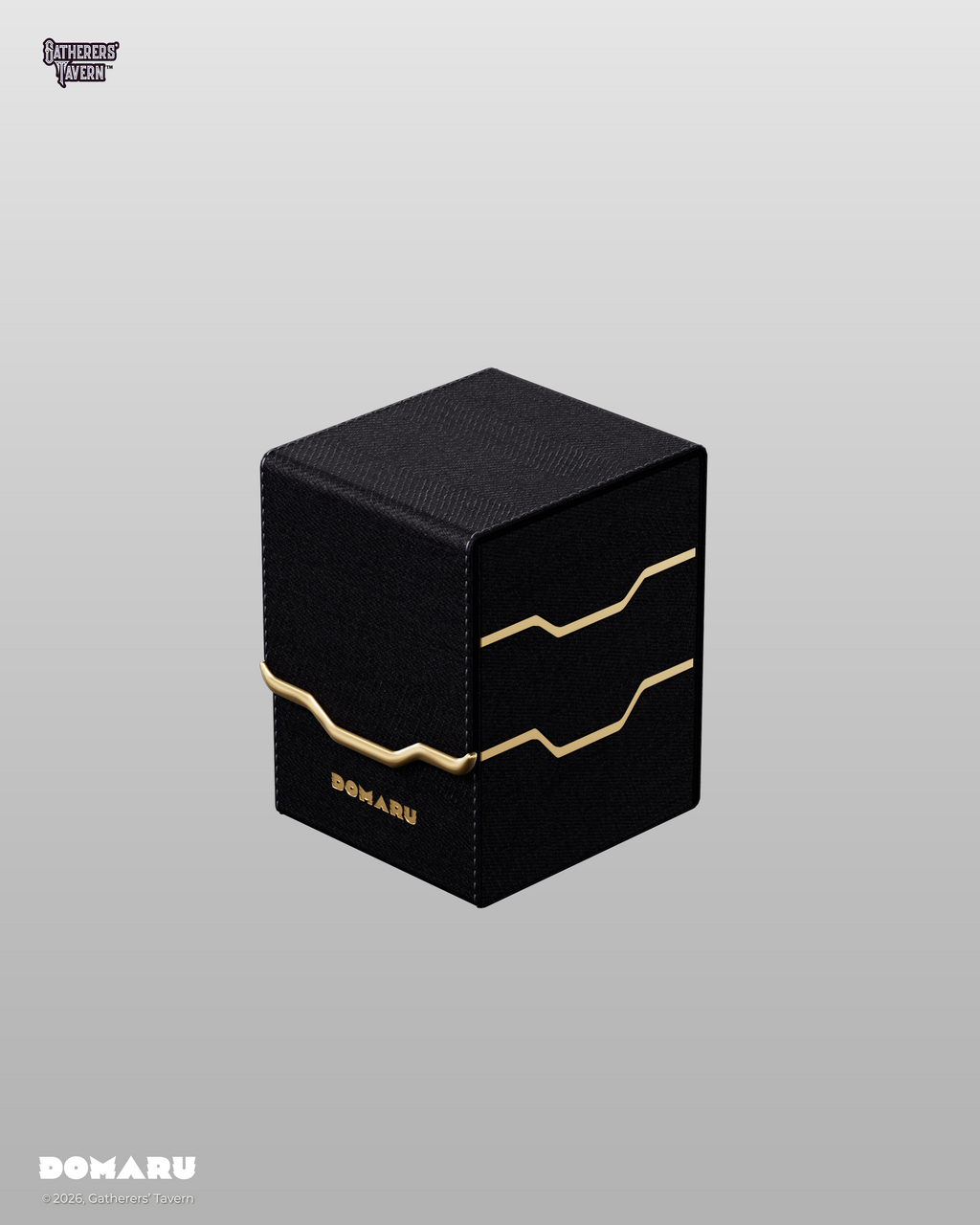 DOMARU Armory Collection Vertex 100+ Toploading Box - Obsidian