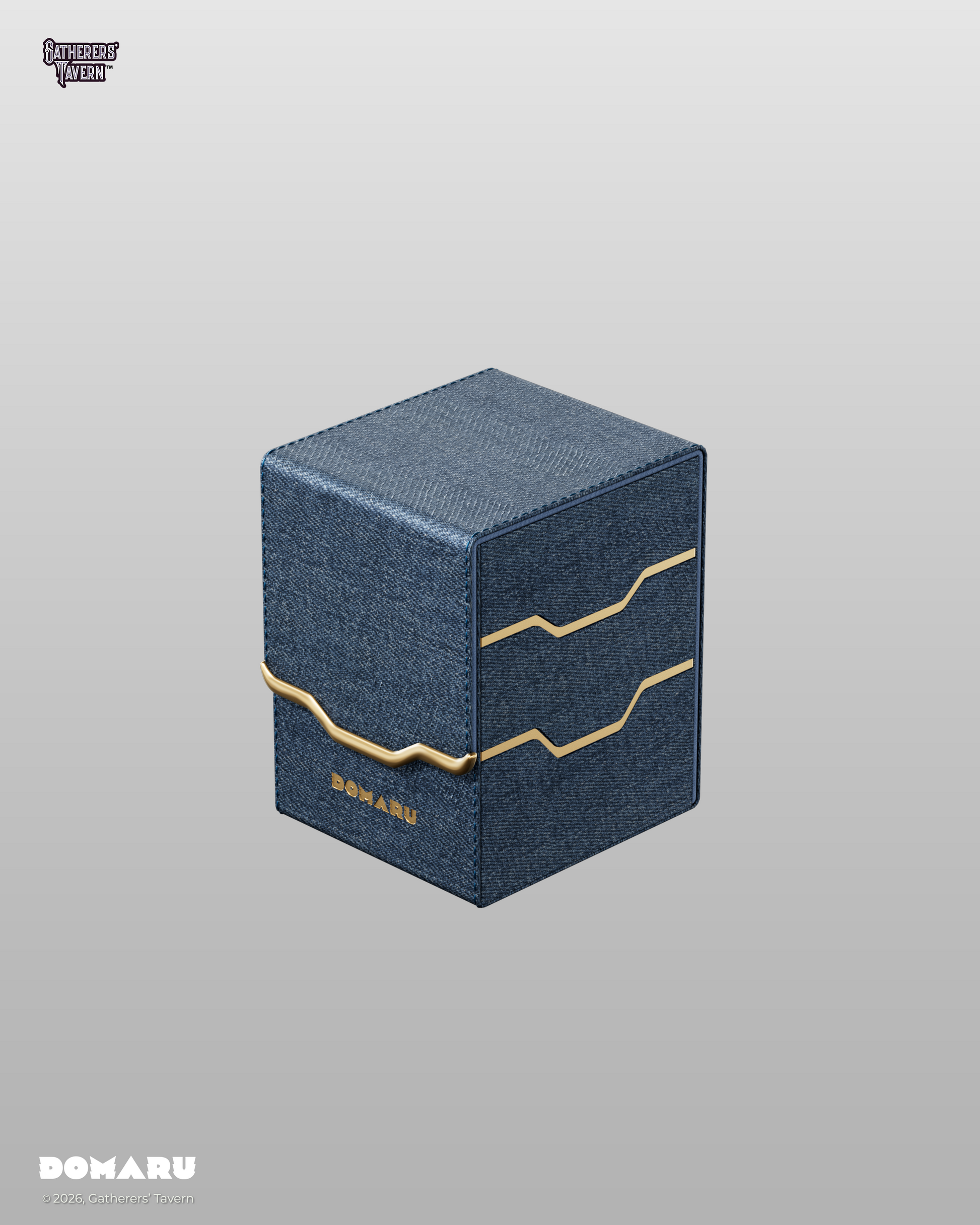 DOMARU Armory Collection Vertex 100+ Toploading Box - Lazulite