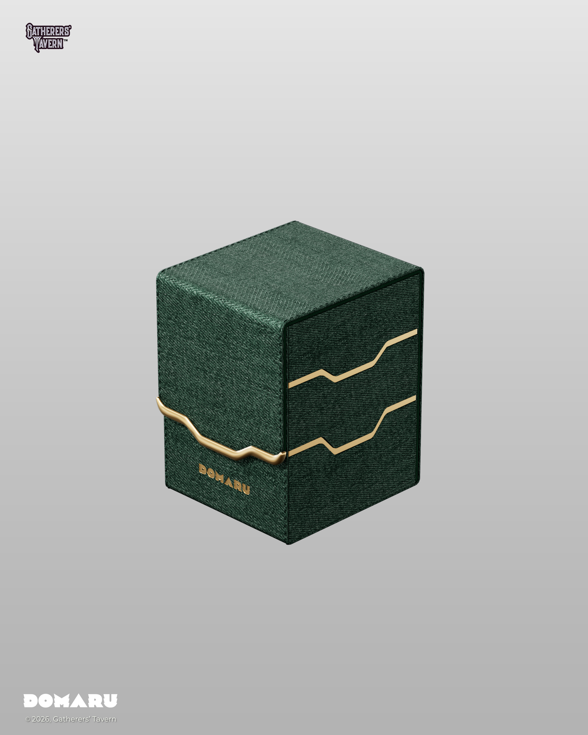 DOMARU Armory Collection Vertex 100+ Toploading Box - Malachite