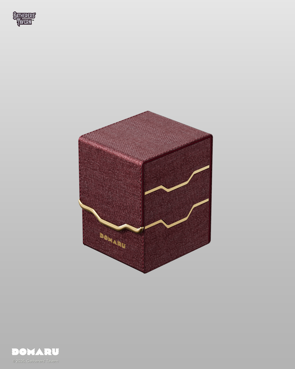 DOMARU Armory Collection Vertex 100+ Toploading Box - Carnelian