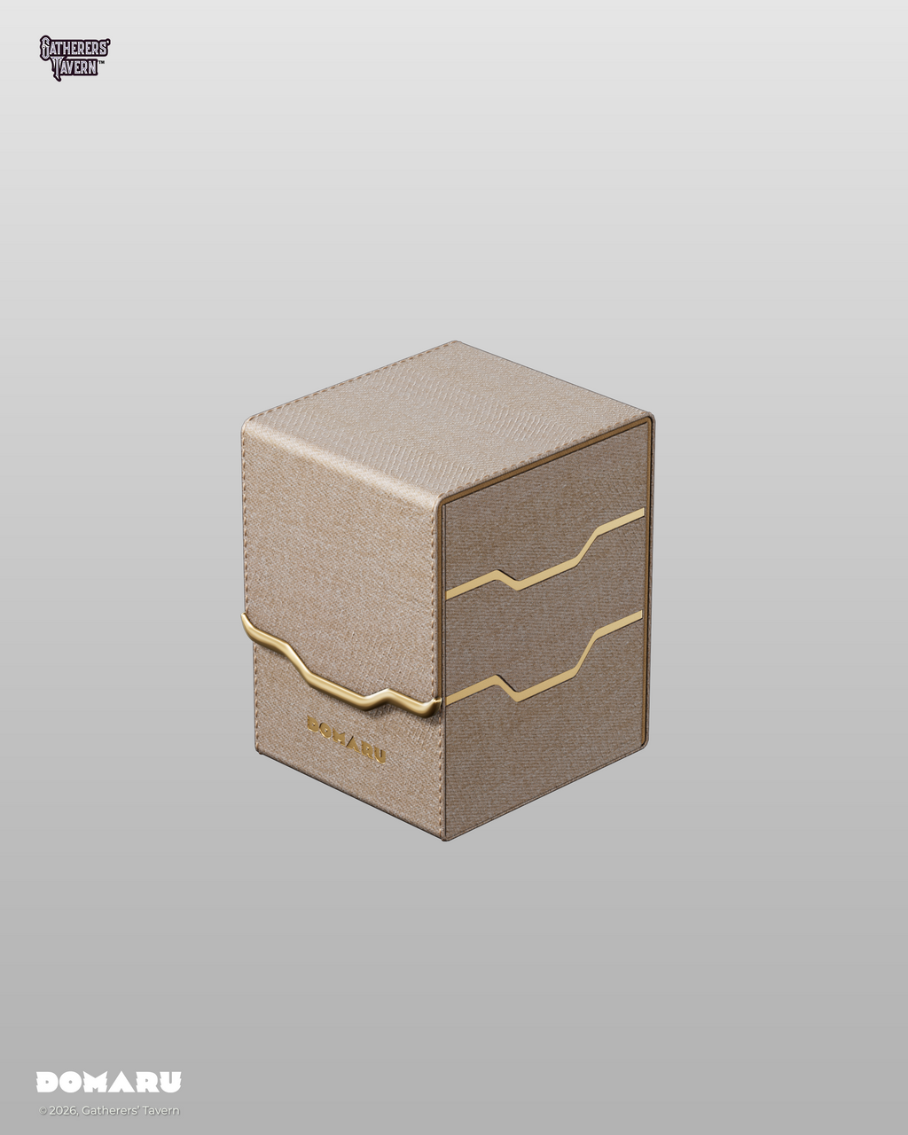 DOMARU Armory Collection Vertex 100+ Toploading Box - Alabaster