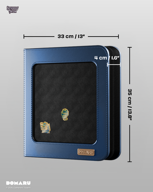 12-Pocket Azure Sovereign  - DOMARU Deco Pin Binder Sacred Beasts
