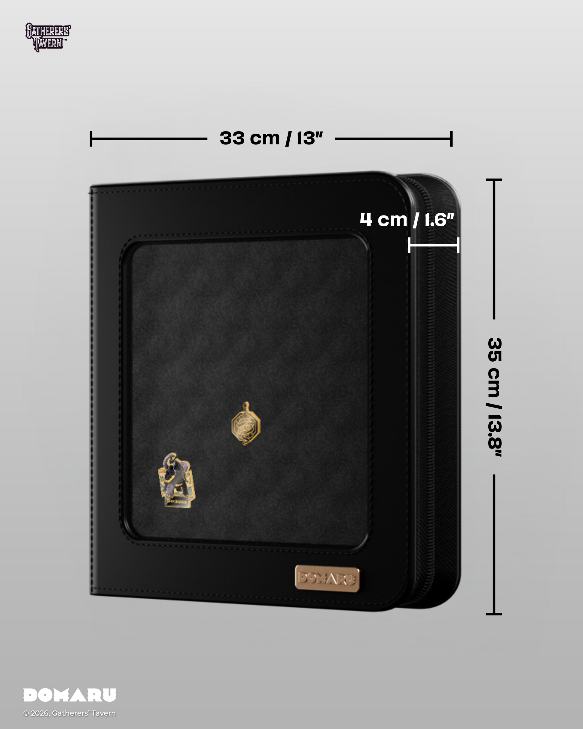 12-Pocket Dark Warrior - DOMARU Deco Pin Binder Sacred Beasts