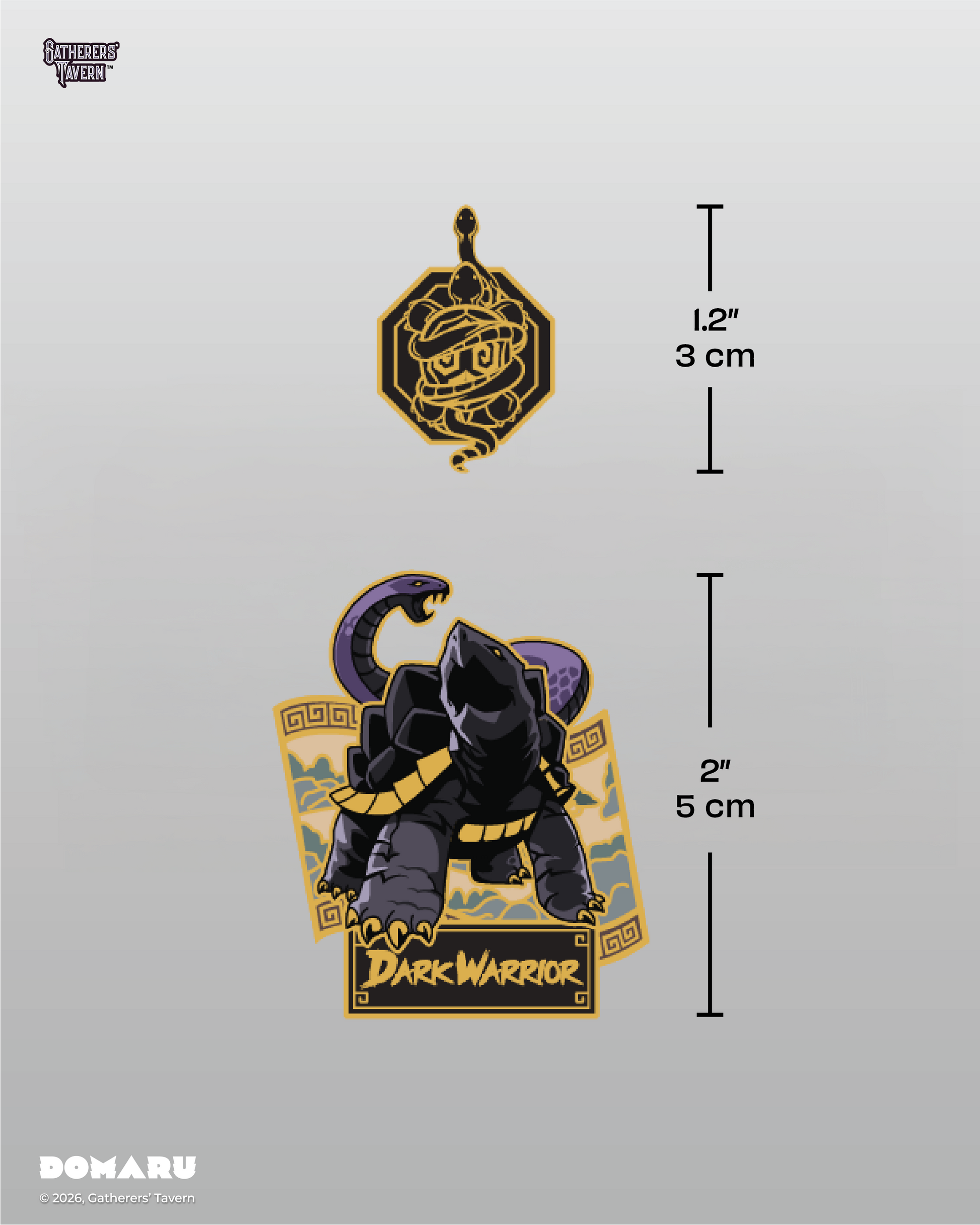 12-Pocket Dark Warrior - DOMARU Deco Pin Binder Sacred Beasts