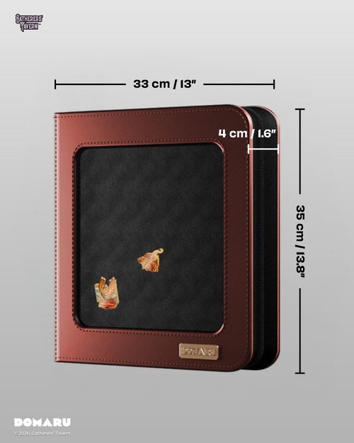 12-Pocket Vermilion Radiance  - DOMARU Deco Pin Binder Sacred Beasts