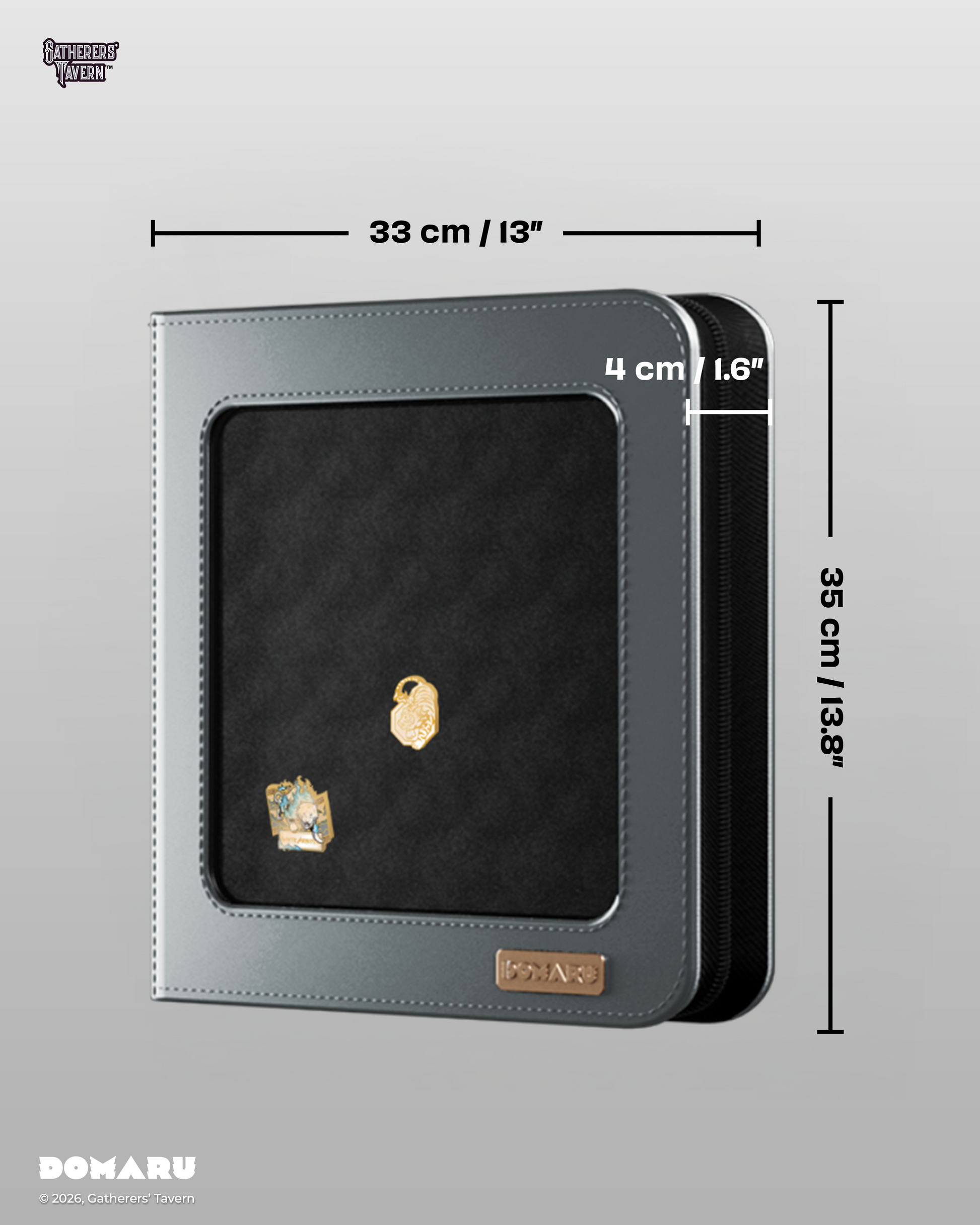 12-Pocket White Arbiter - DOMARU Deco Pin Binder Sacred Beasts