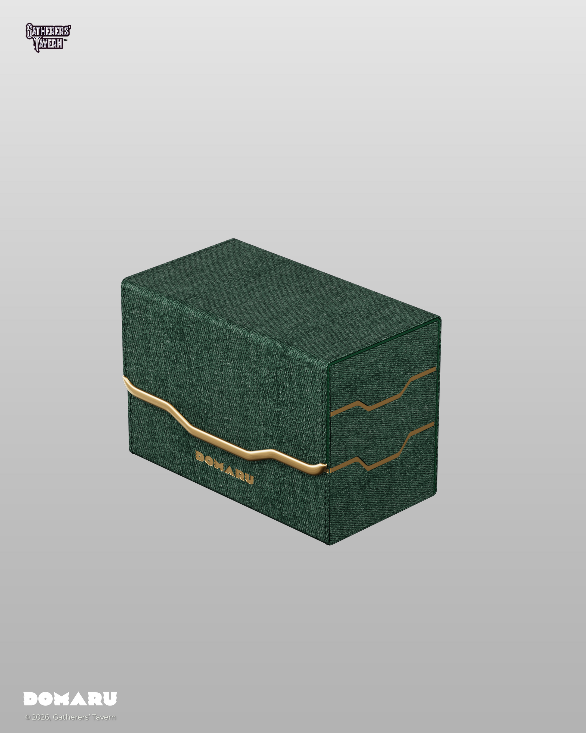 DOMARU Armory Collection Vertex Duo 200+ Toploading Box - Malachite