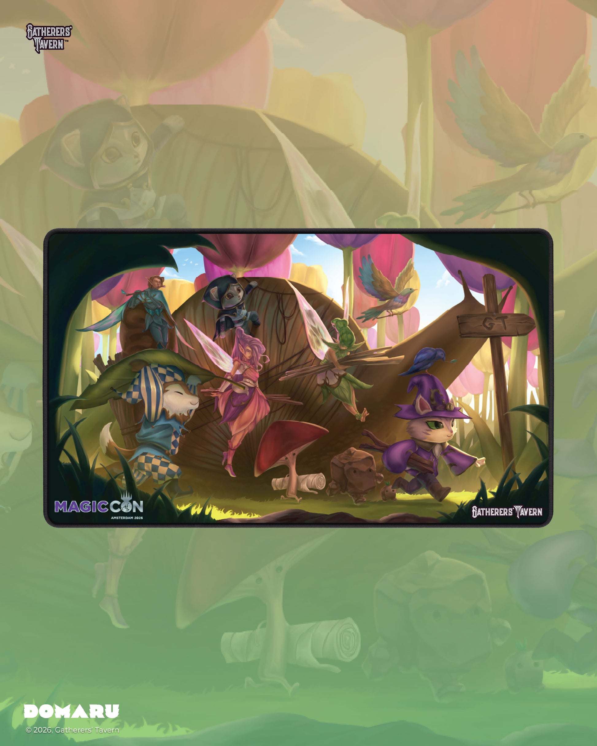 MagicCon Amsterdam 2026 Exclusive Playmat :  The Great Tulip Adventure