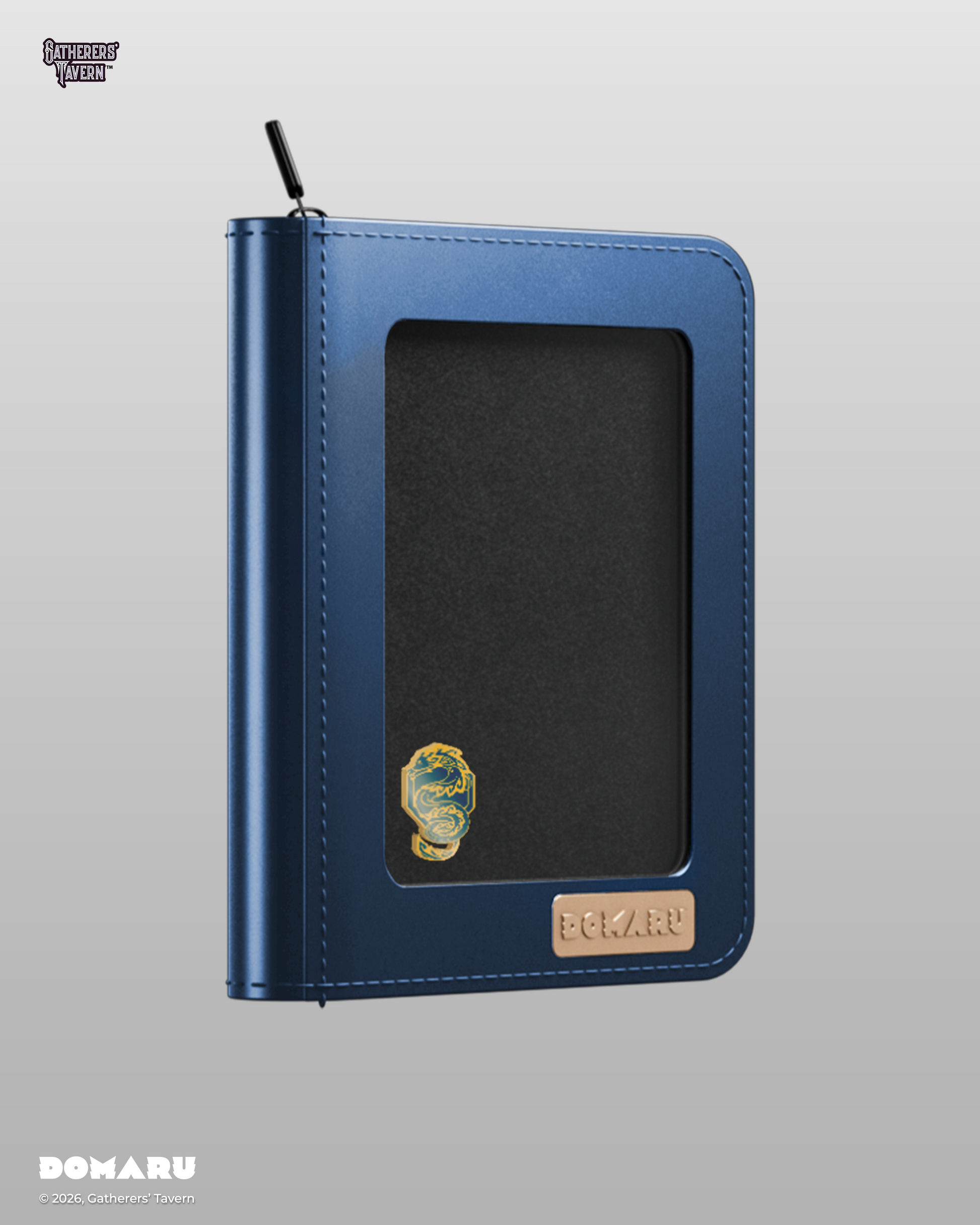 4-Pocket Azure Sovereign - DOMARU Deco Pin Binder Sacred Beasts