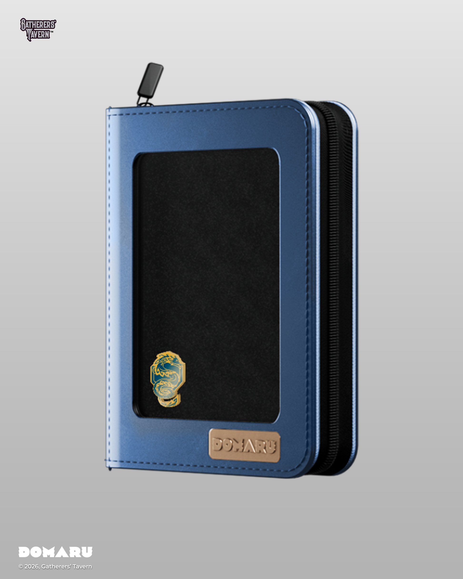 4-Pocket Azure Sovereign - DOMARU Deco Pin Binder Sacred Beasts