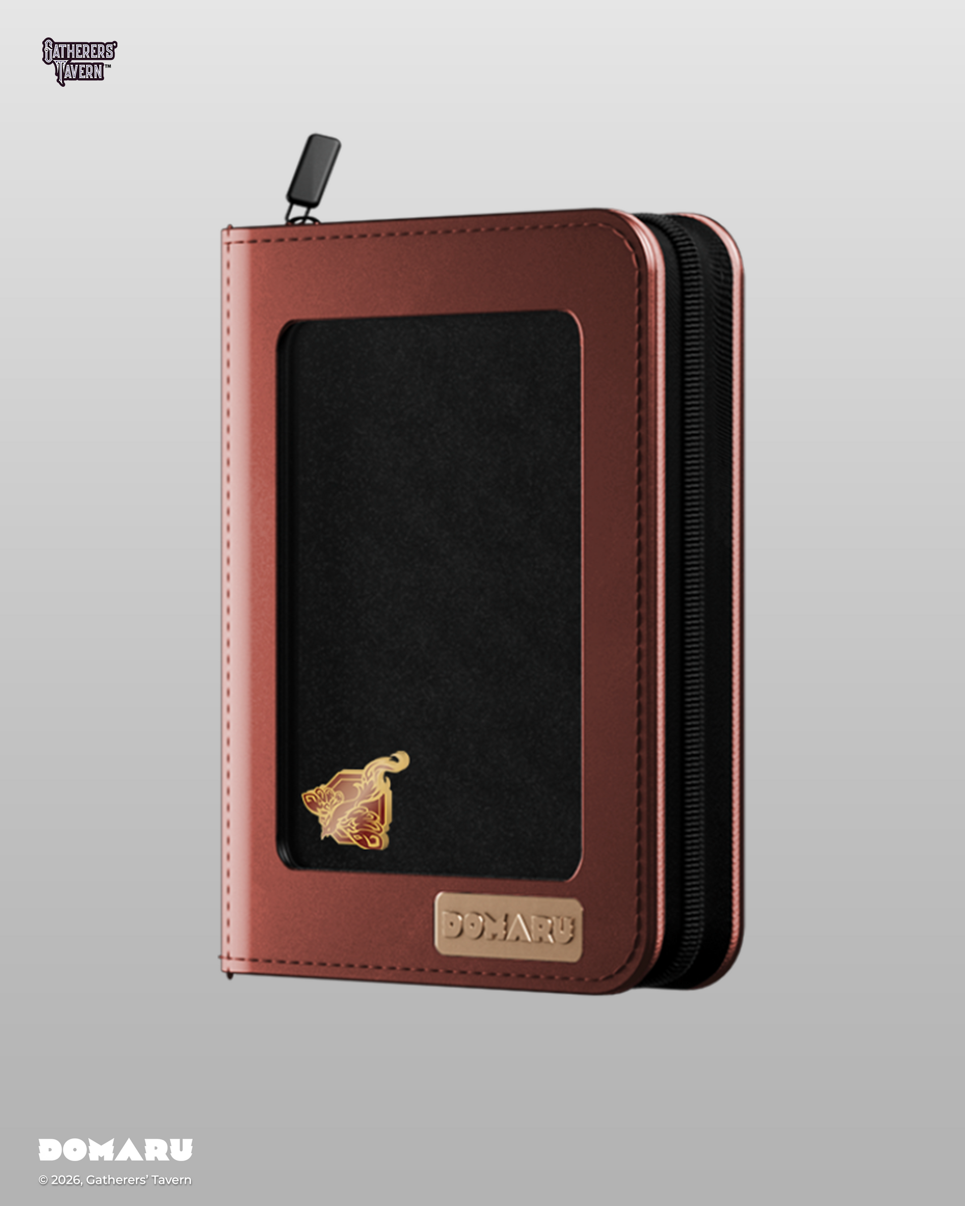 4-Pocket Vermilion Radiance - DOMARU Deco Pin Binder Sacred Beasts