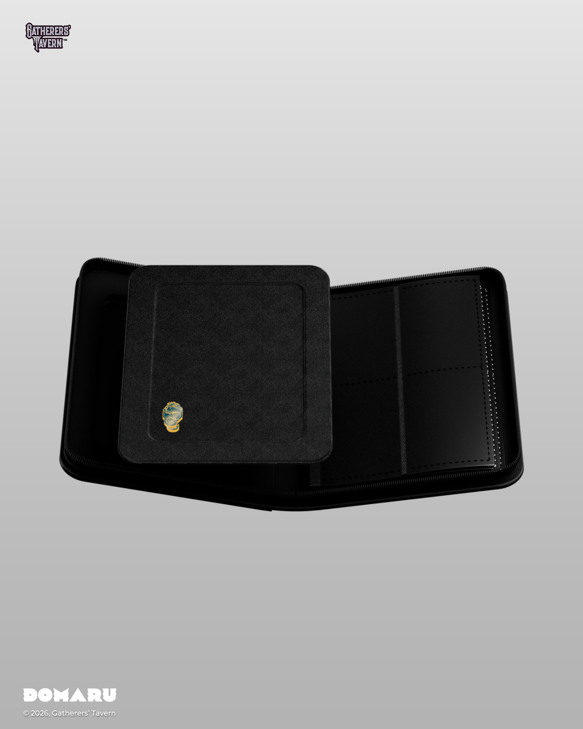 4-Pocket Azure Sovereign - DOMARU Deco Pin Binder Sacred Beasts