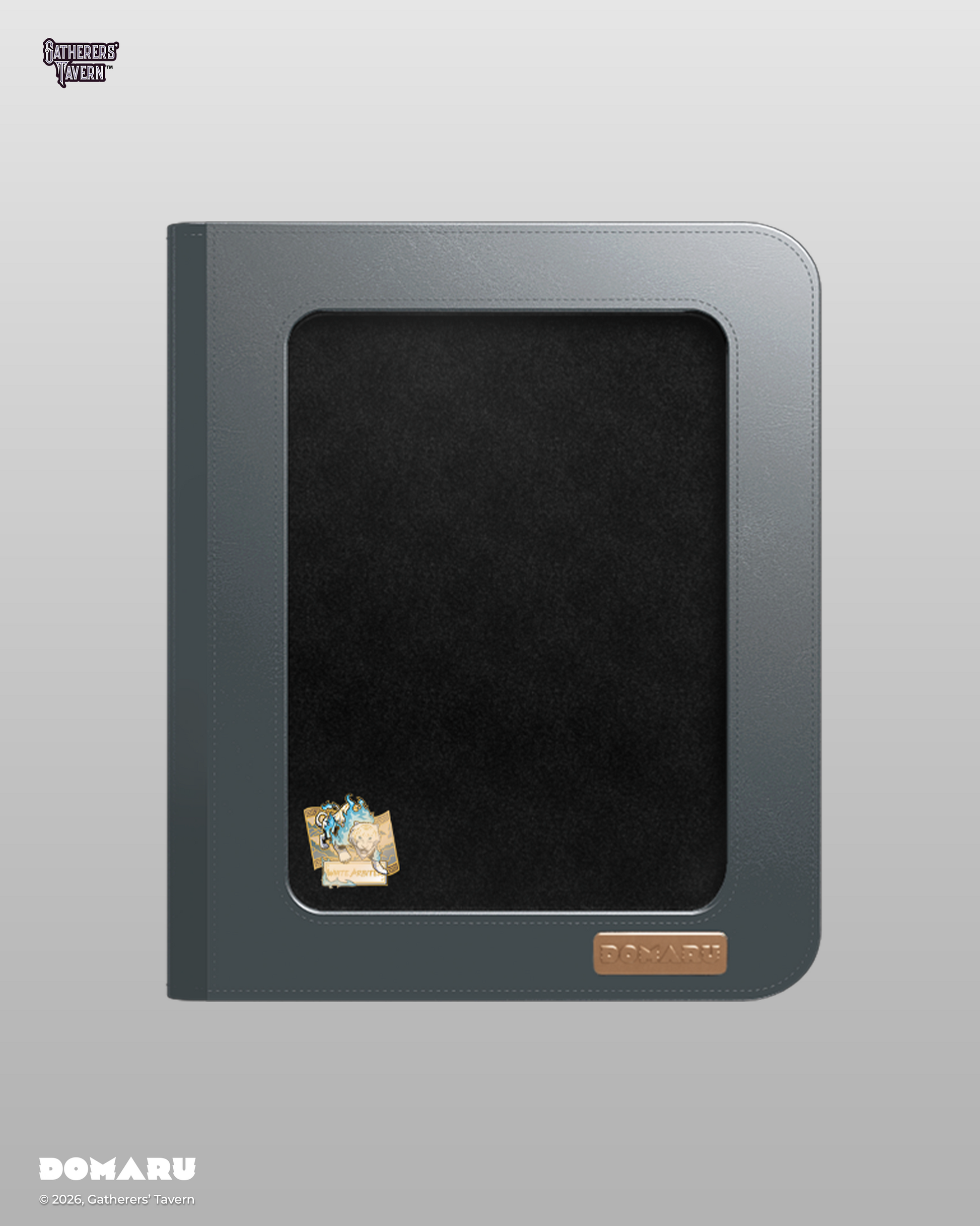 9-Pocket White Arbiter - DOMARU Deco Pin Binder Sacred Beasts