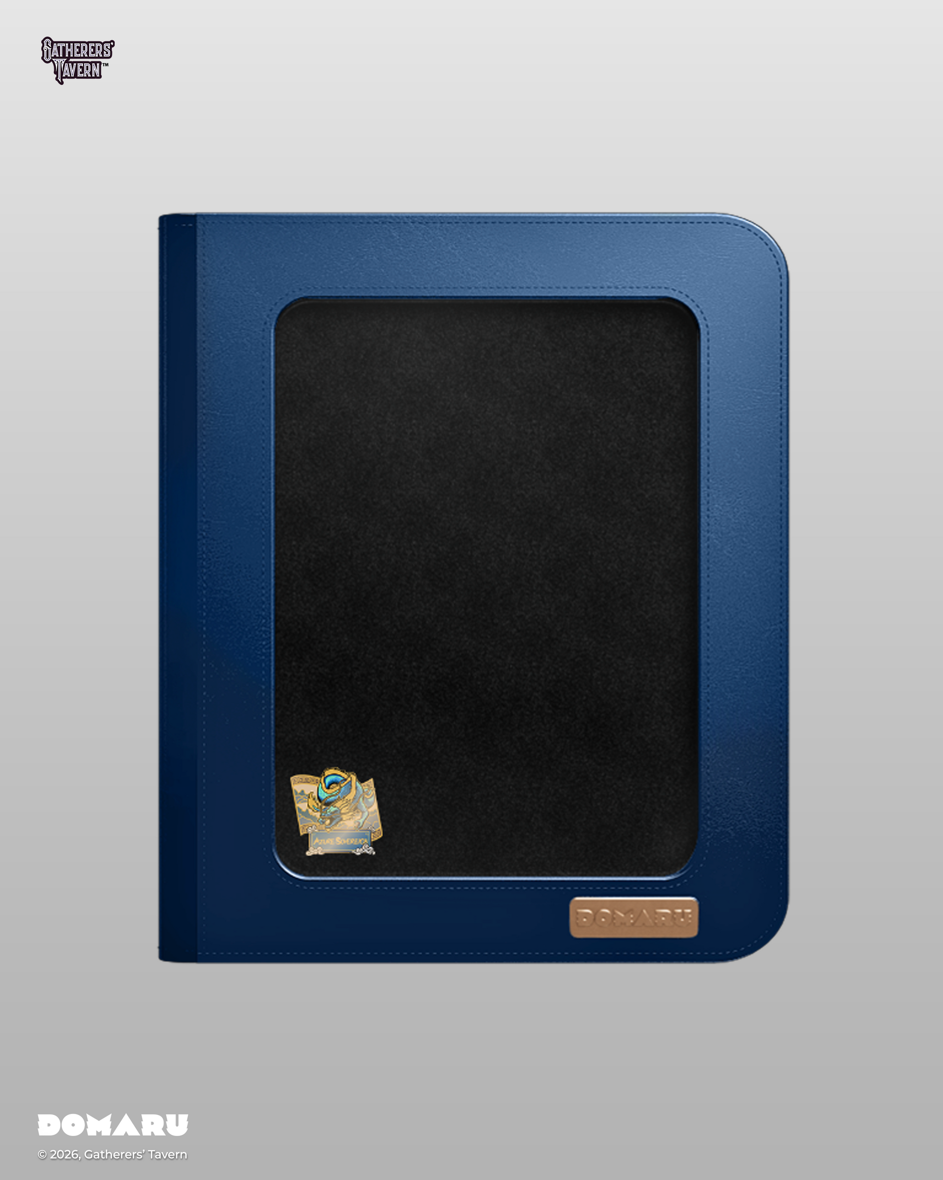 9-Pocket Azure Sovereign - DOMARU Deco Pin Binder Sacred Beasts