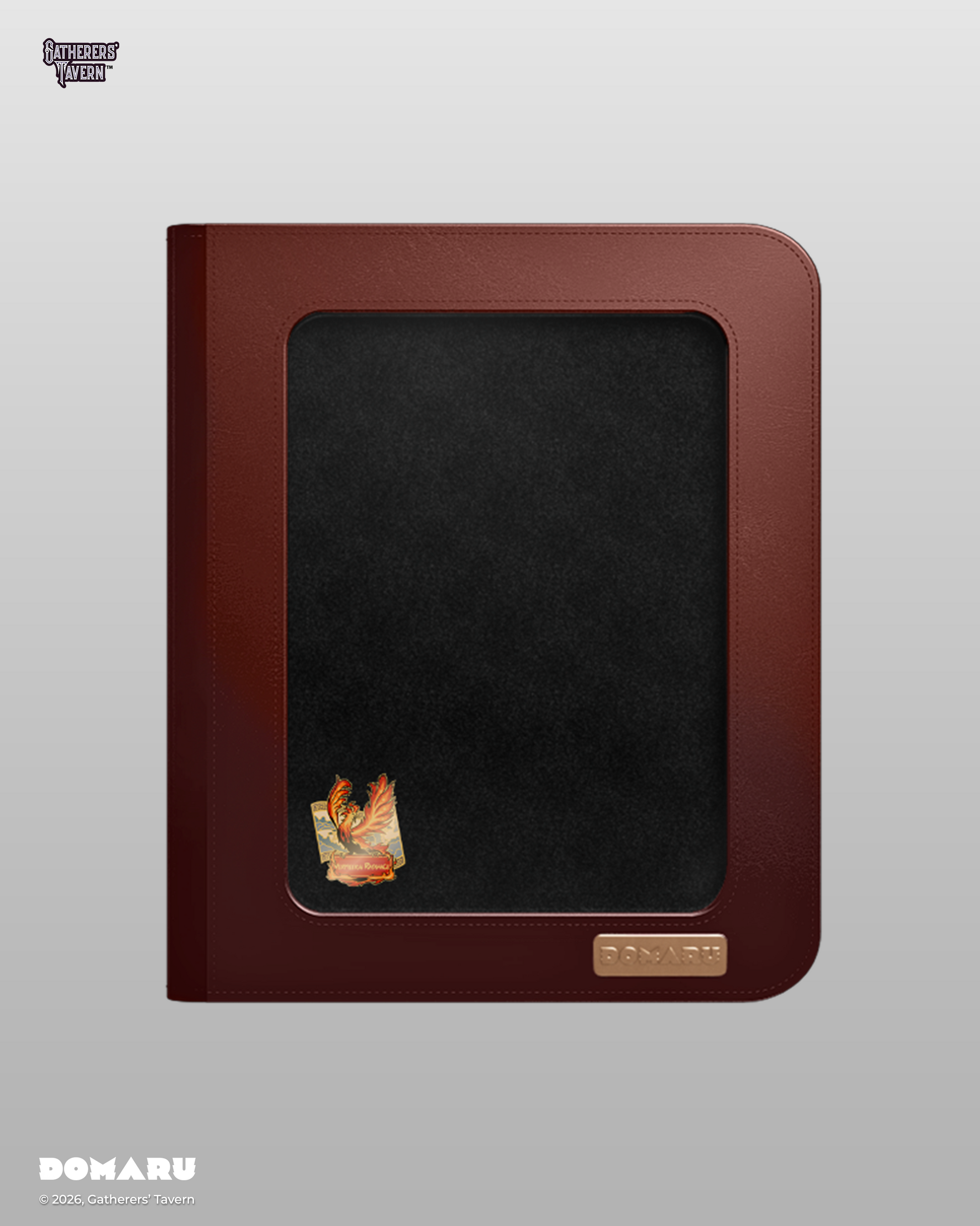 9-Pocket Vermilion Radiance - DOMARU Deco Pin Binder Sacred Beasts