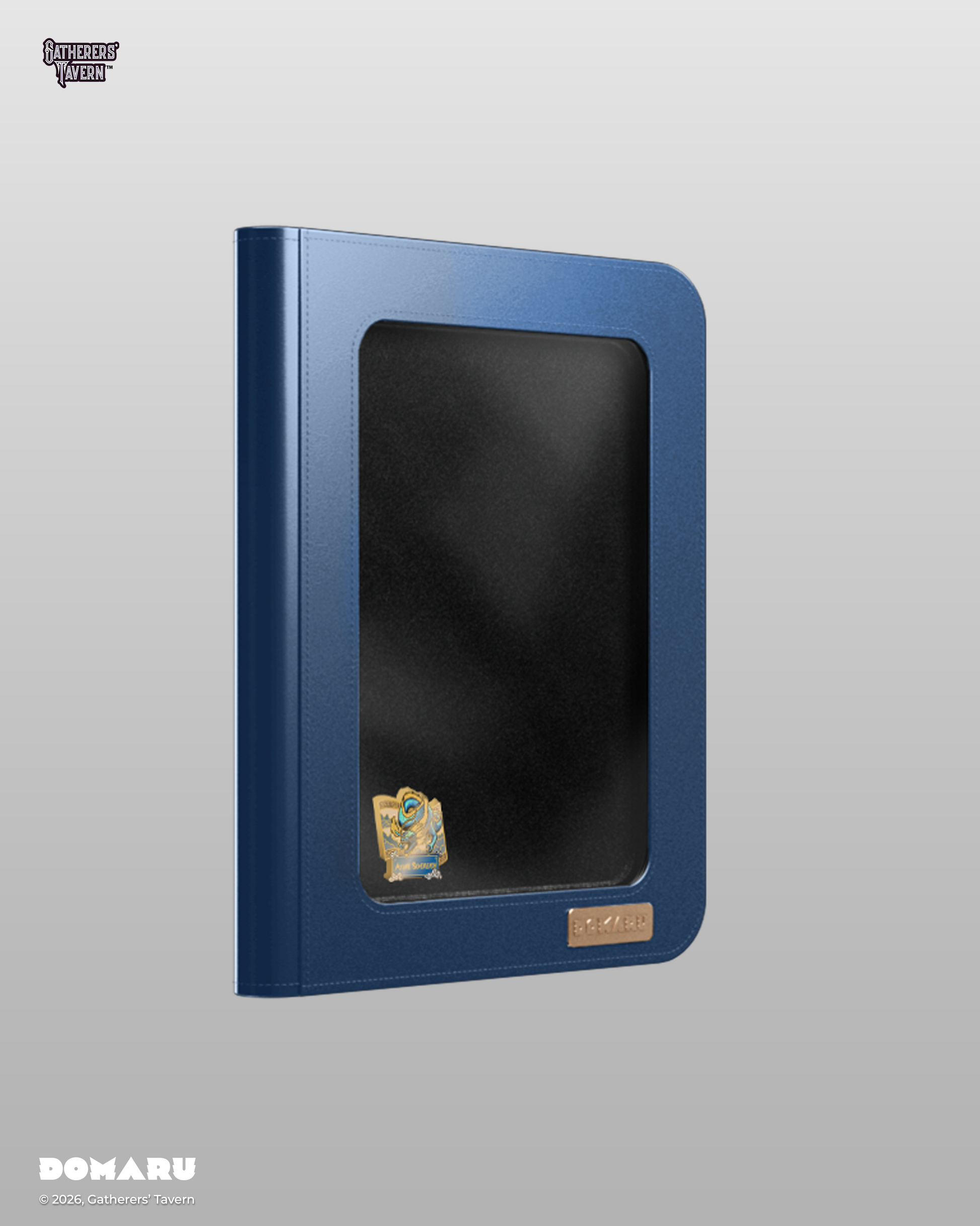 9-Pocket Azure Sovereign - DOMARU Deco Pin Binder Sacred Beasts