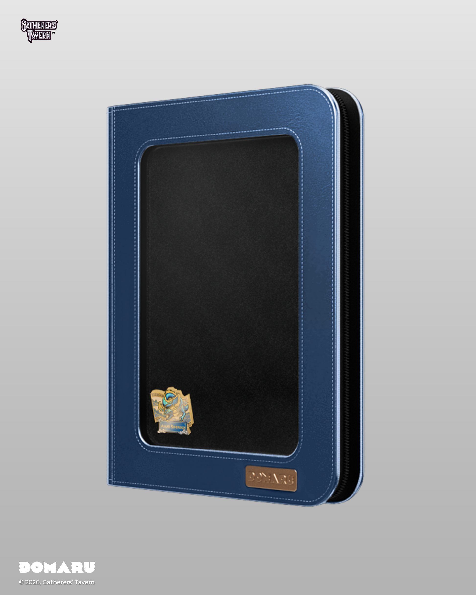 9-Pocket Azure Sovereign - DOMARU Deco Pin Binder Sacred Beasts