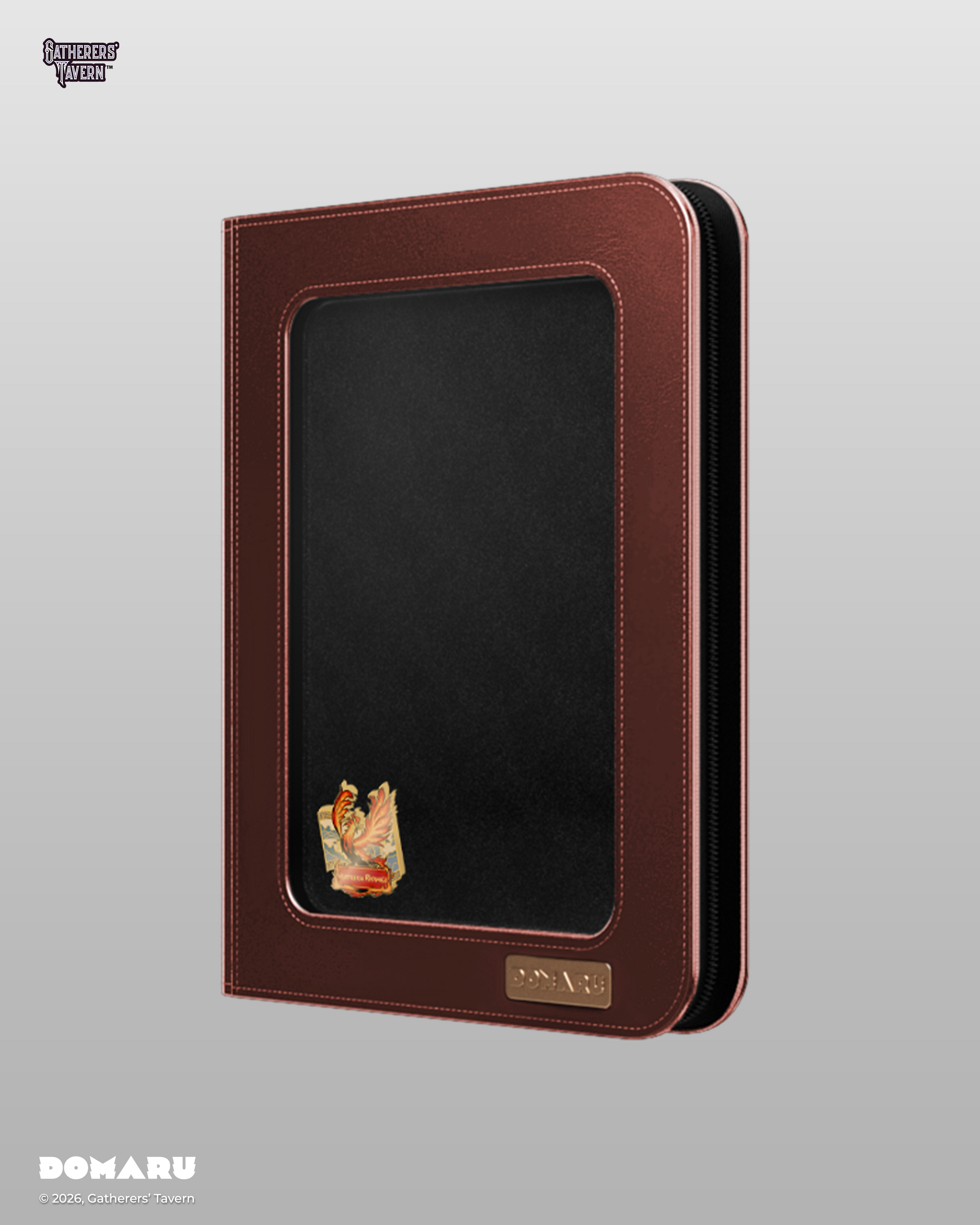 9-Pocket Vermilion Radiance - DOMARU Deco Pin Binder Sacred Beasts