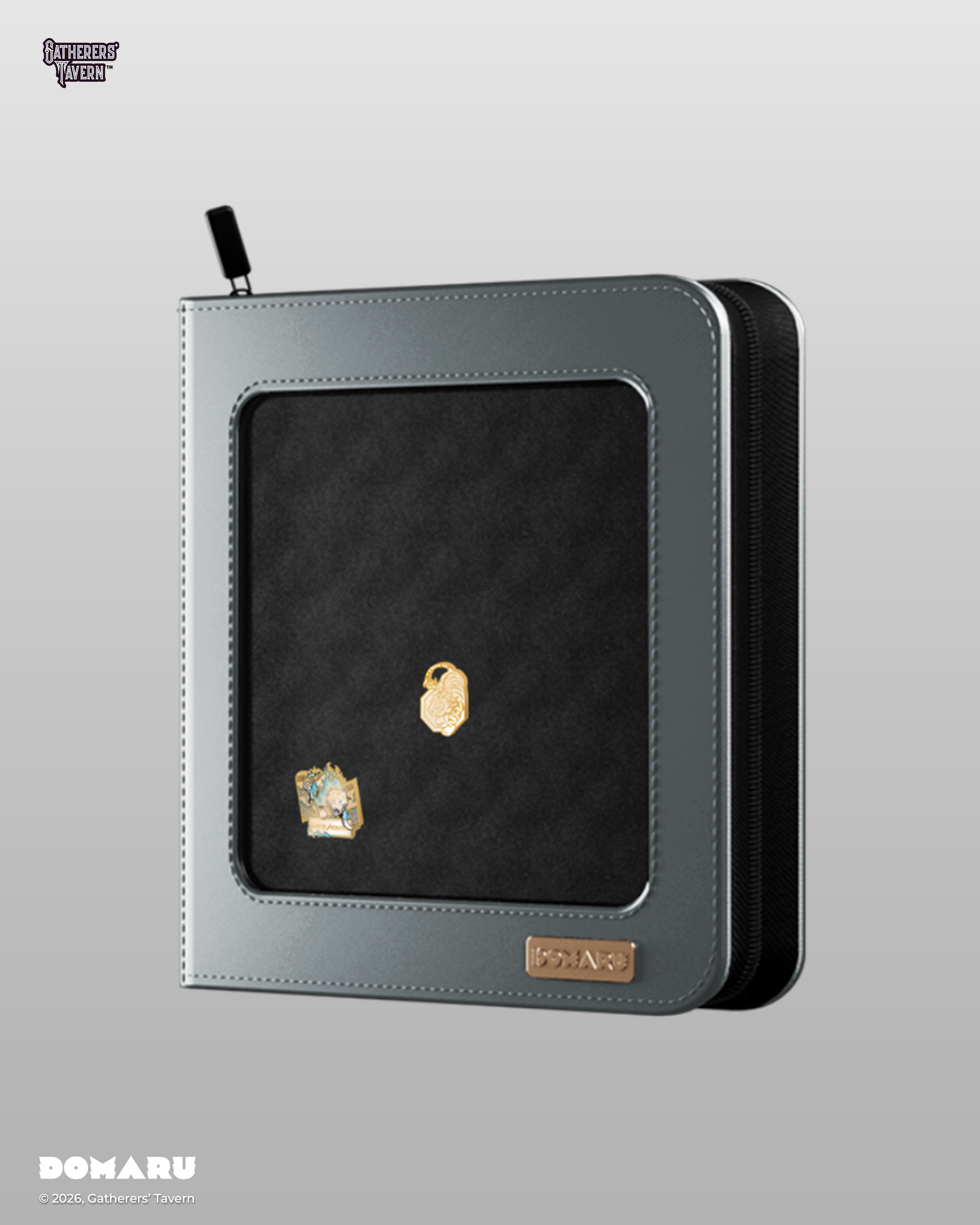 12-Pocket White Arbiter - DOMARU Deco Pin Binder Sacred Beasts