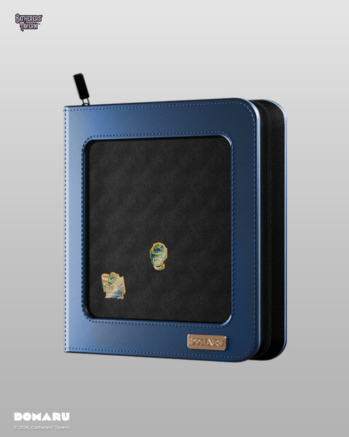 12-Pocket Azure Sovereign  - DOMARU Deco Pin Binder Sacred Beasts
