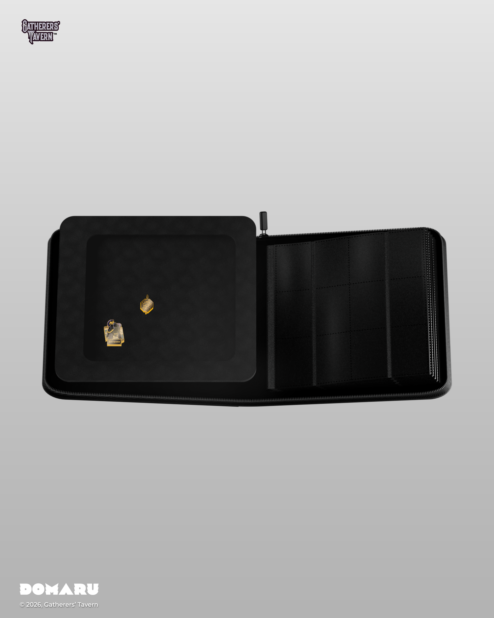 12-Pocket Dark Warrior - DOMARU Deco Pin Binder Sacred Beasts