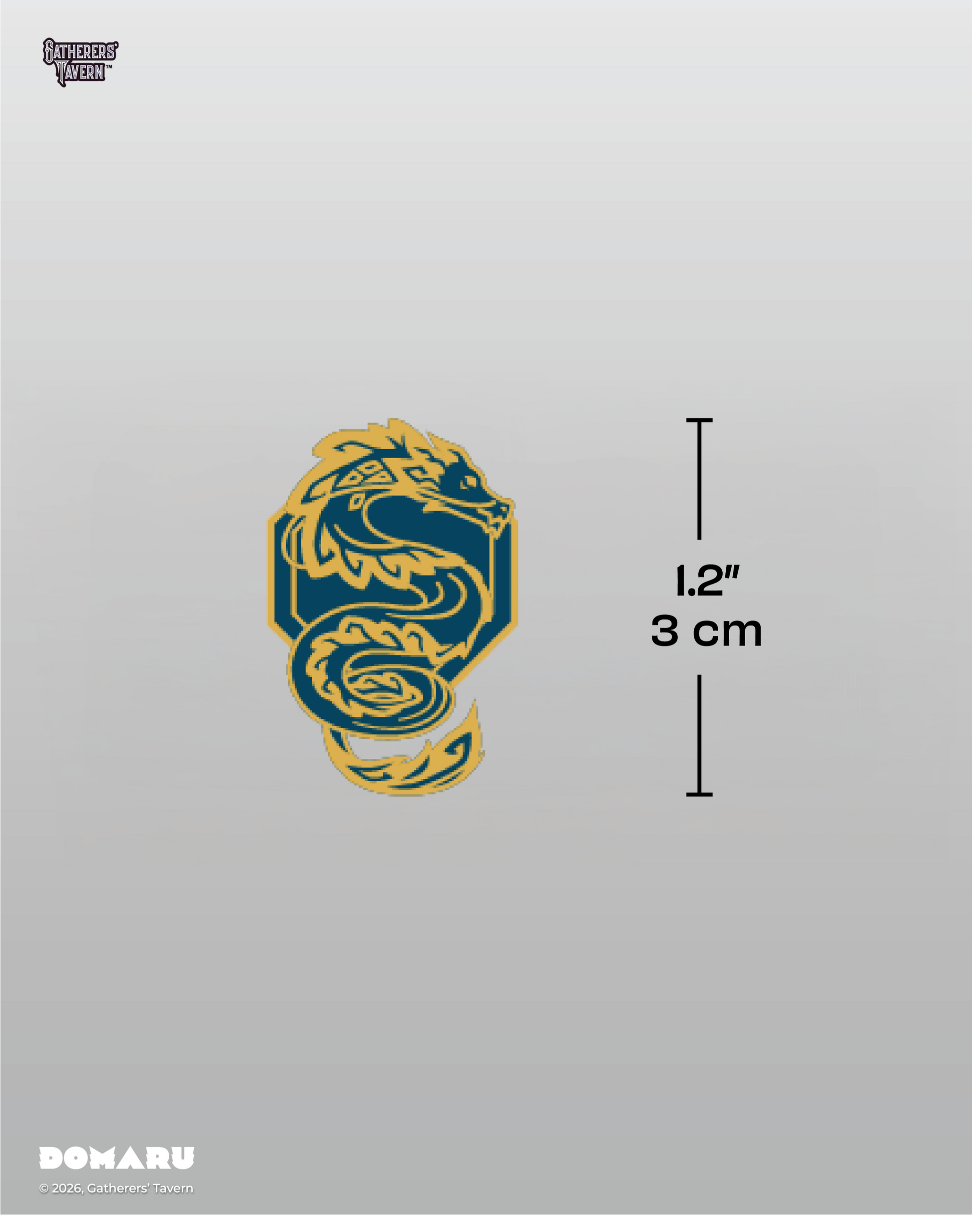 4-Pocket Azure Sovereign - DOMARU Deco Pin Binder Sacred Beasts