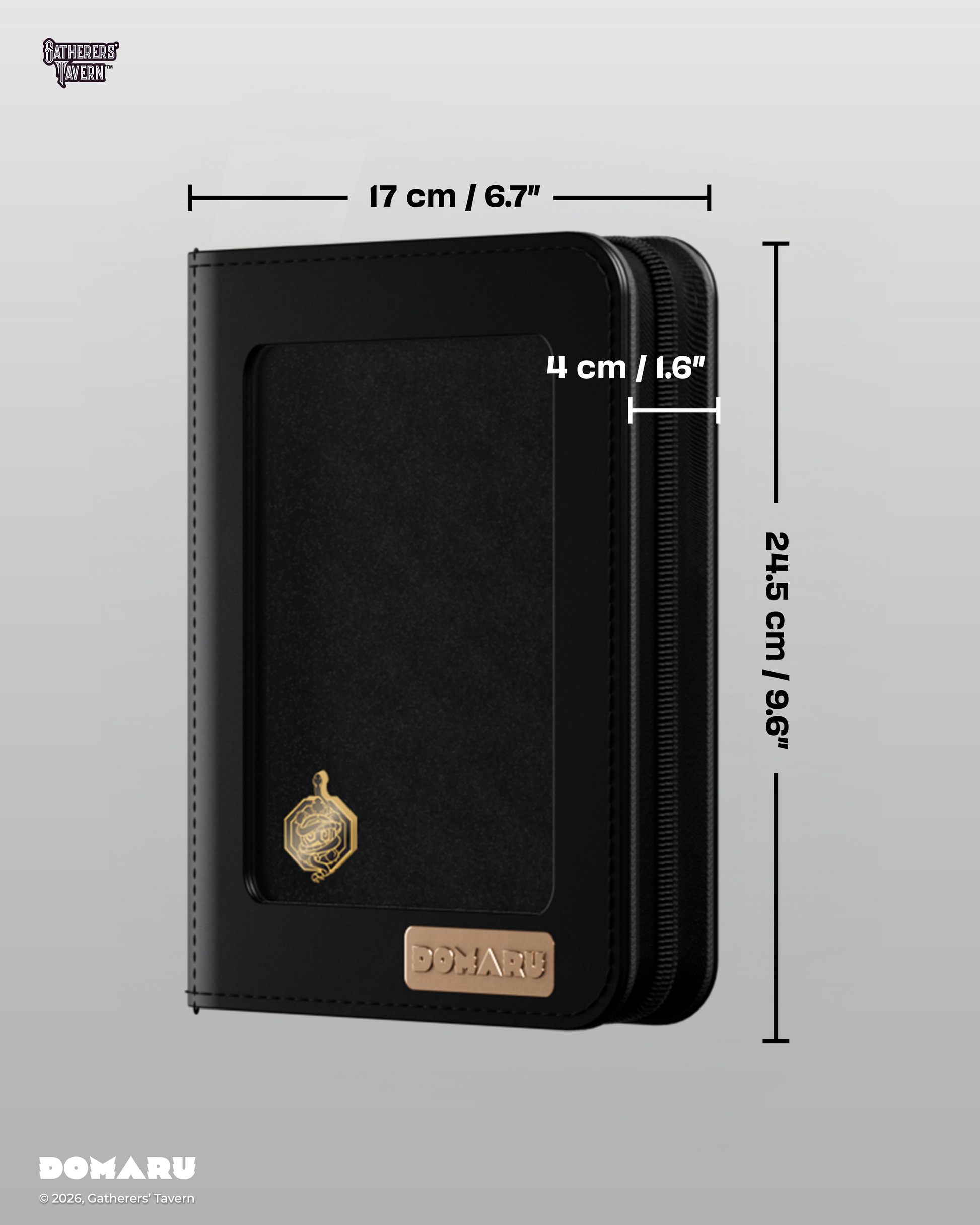 4-Pocket Dark Warrior - DOMARU Deco Pin Binder Sacred Beasts