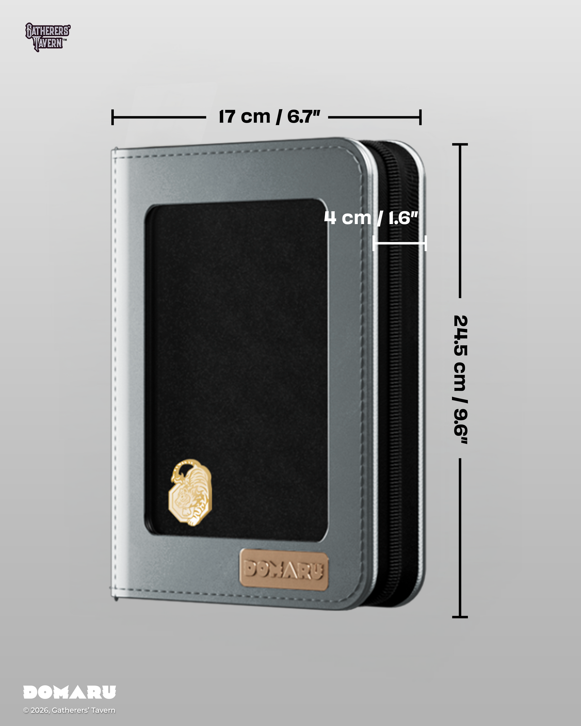 4-Pocket White Arbiter - DOMARU Deco Pin Binder Sacred Beasts
