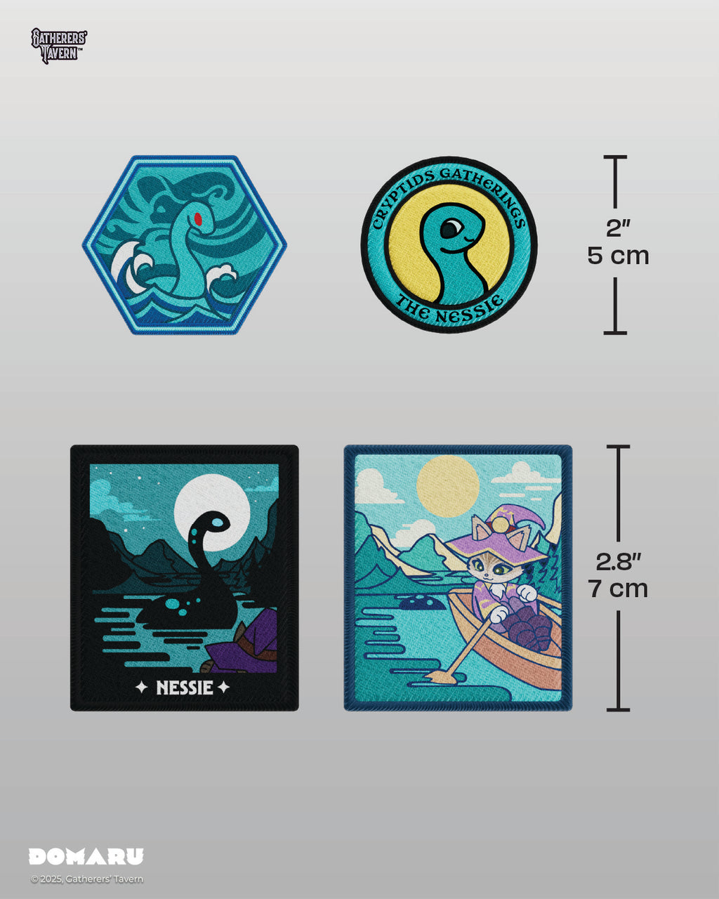 Turquoise Loch - DOMARU Patch Binder Cryptids Collection