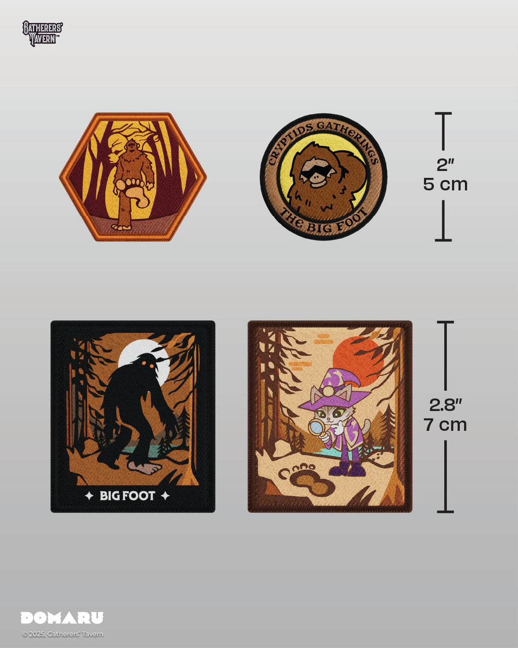 Dusky Ochre - DOMARU Patch Binder Cryptids Collection