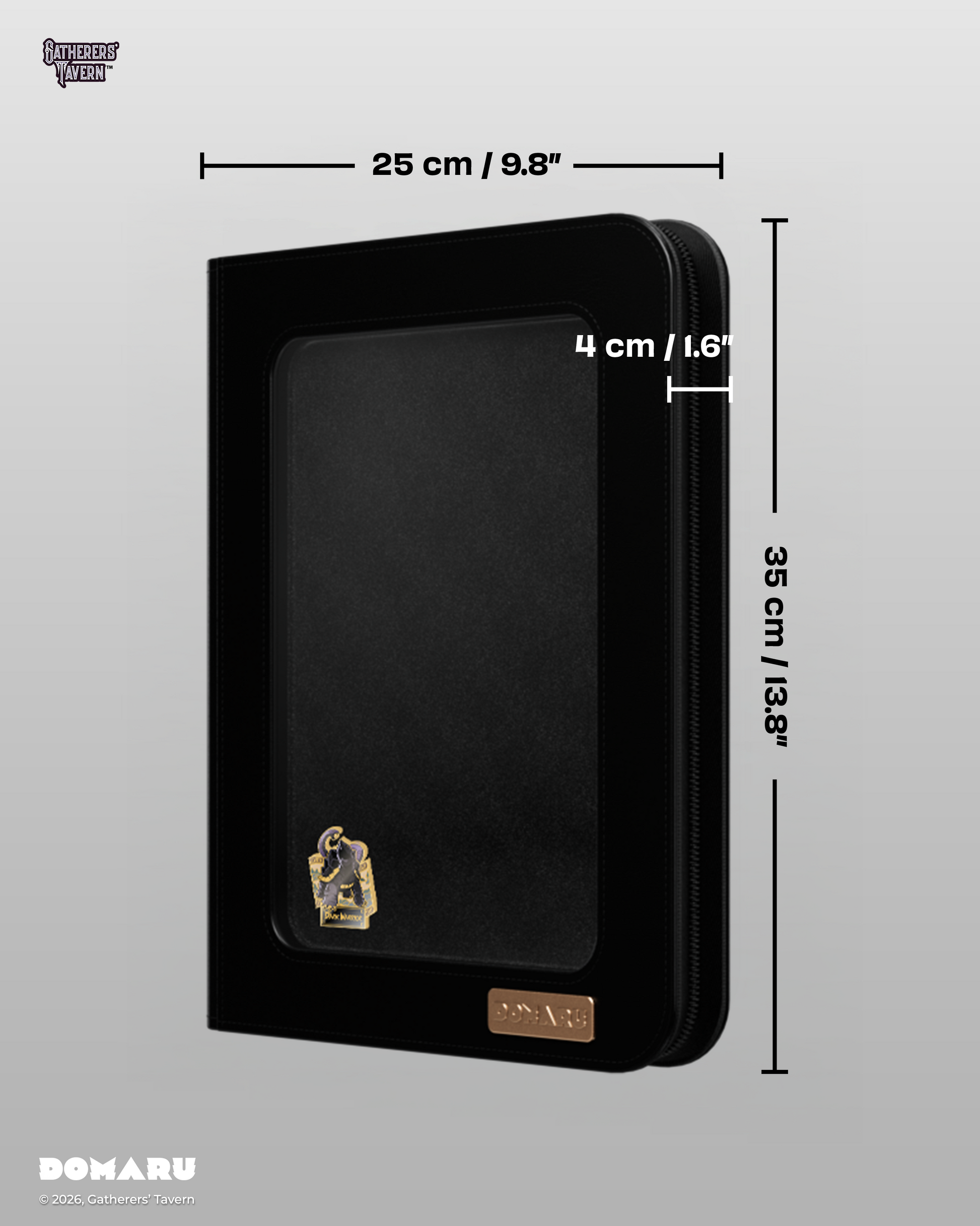 9-Pocket Dark Warrior - DOMARU Deco Pin Binder Sacred Beasts