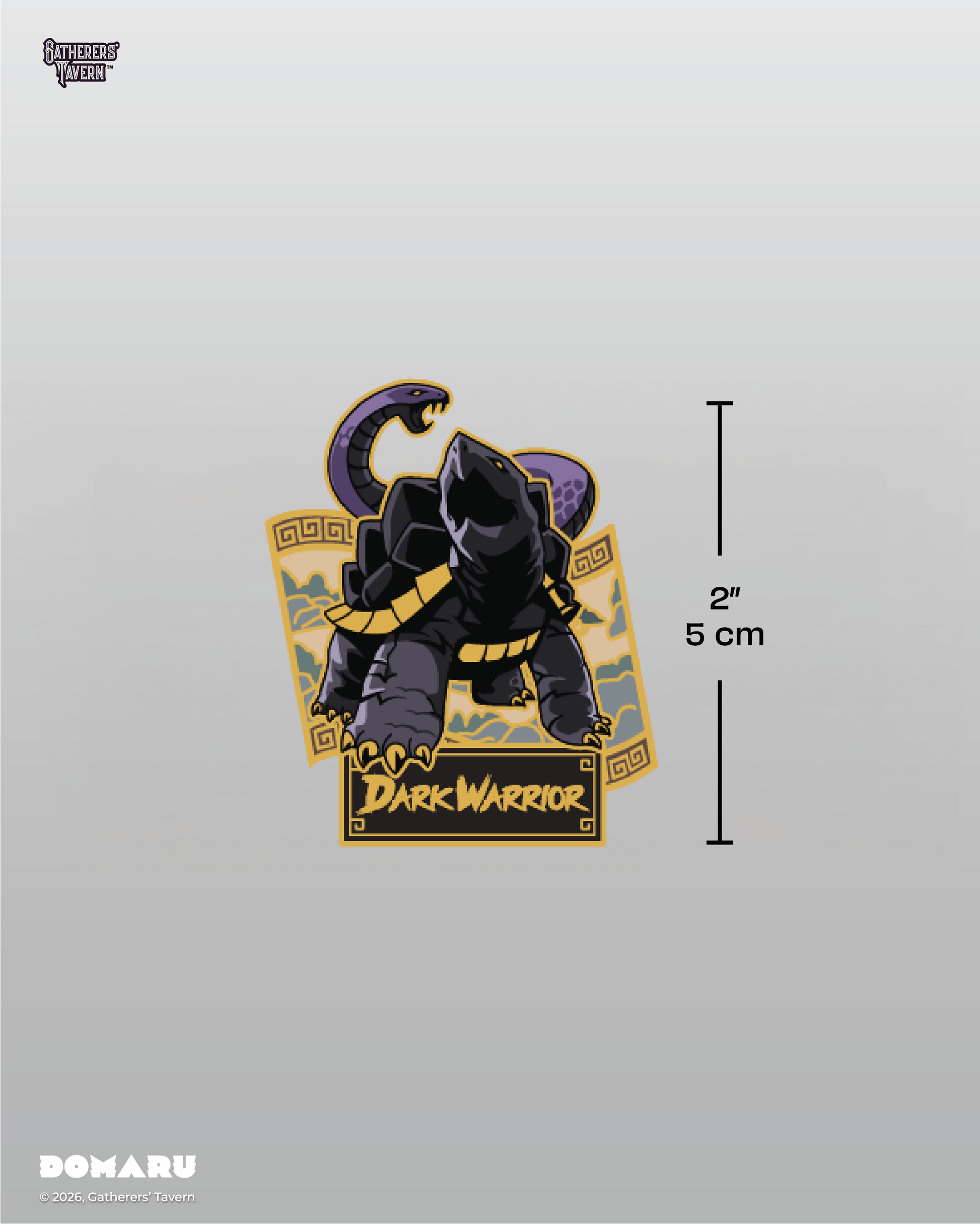 9-Pocket Dark Warrior - DOMARU Deco Pin Binder Sacred Beasts