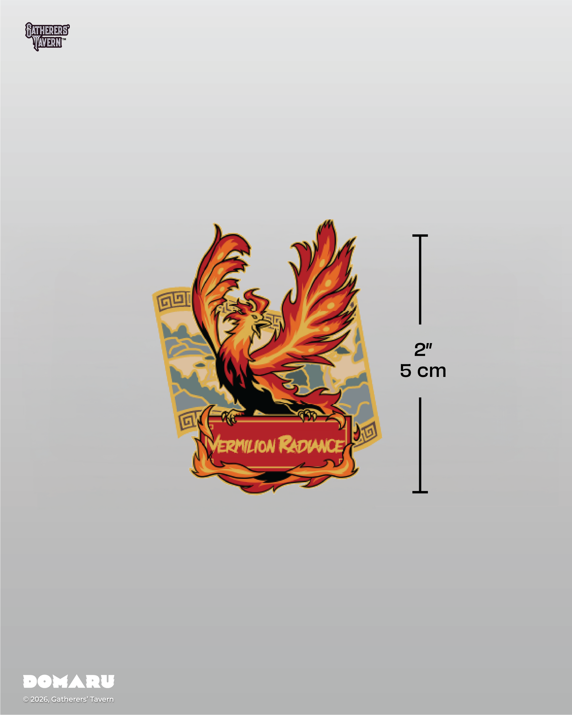 9-Pocket Vermilion Radiance - DOMARU Deco Pin Binder Sacred Beasts