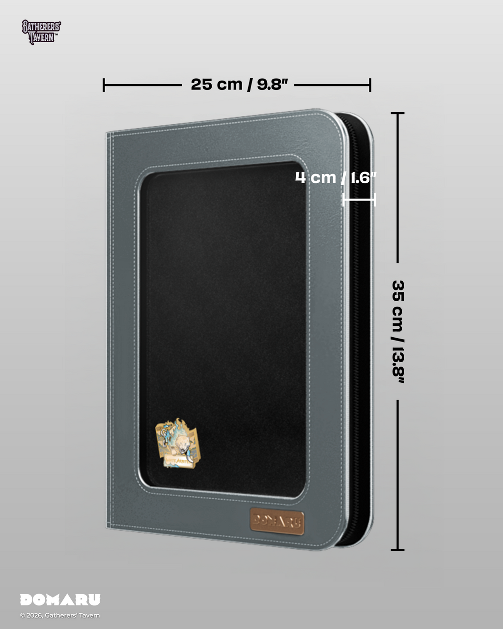 9-Pocket White Arbiter - DOMARU Deco Pin Binder Sacred Beasts
