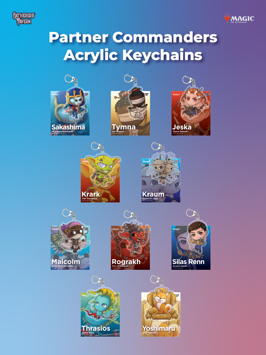 Partner Commander Keychains
