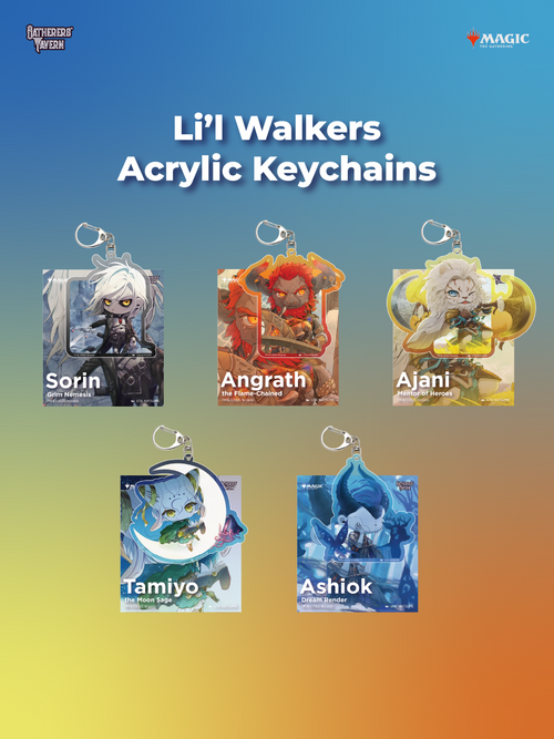 Ajani Li'l Walkers Keychain