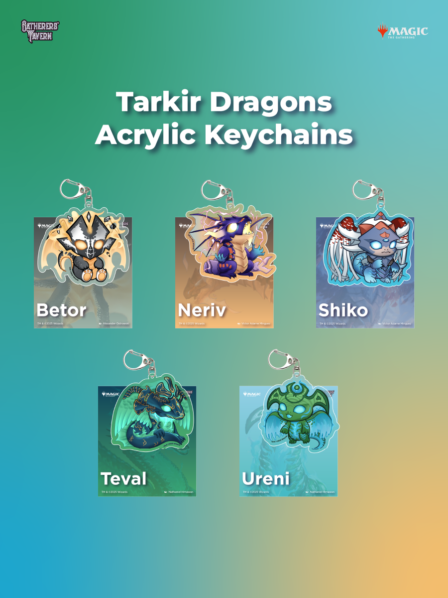 Tarkir Dragons Keychains