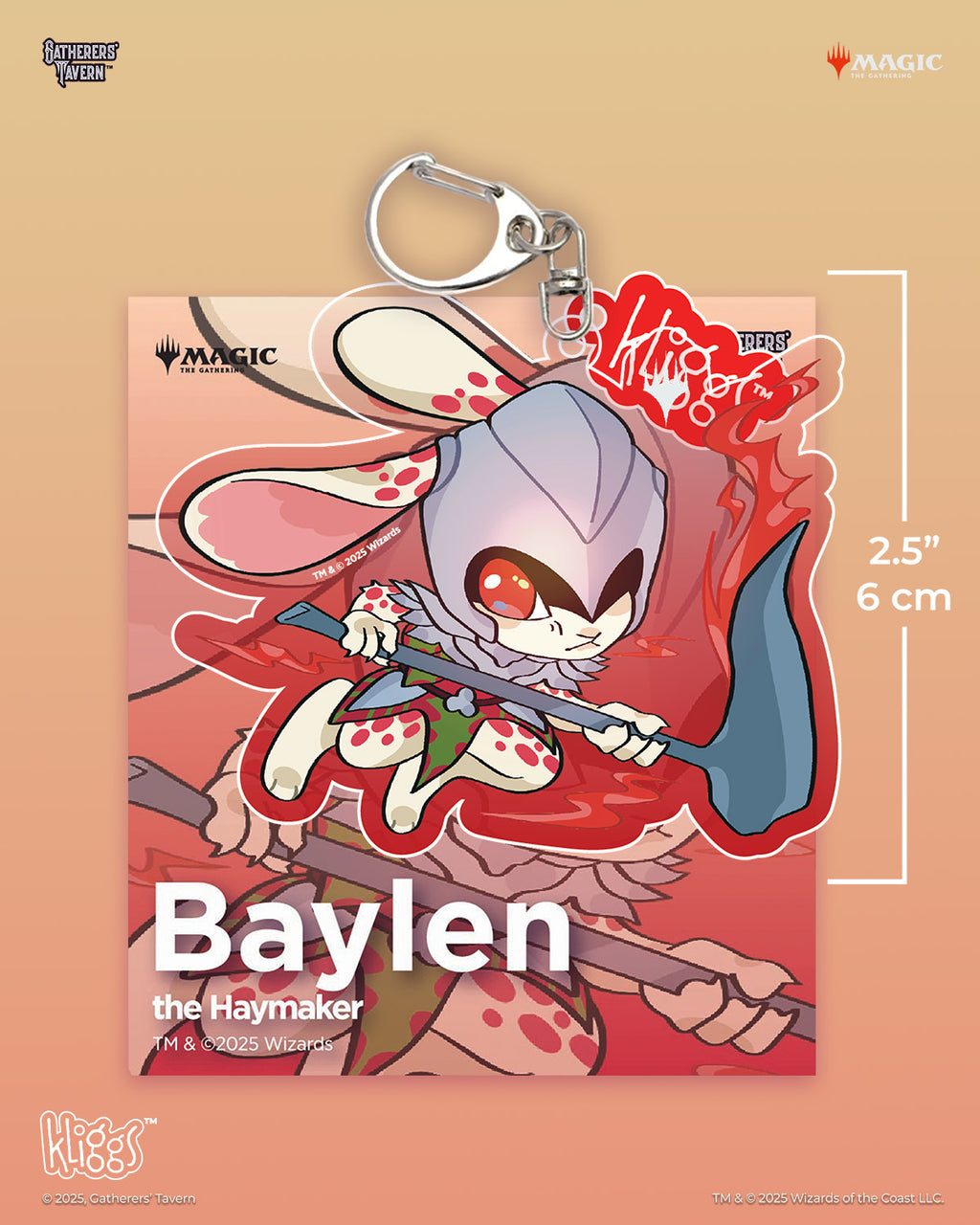 Baylen the Haymaker Keychain