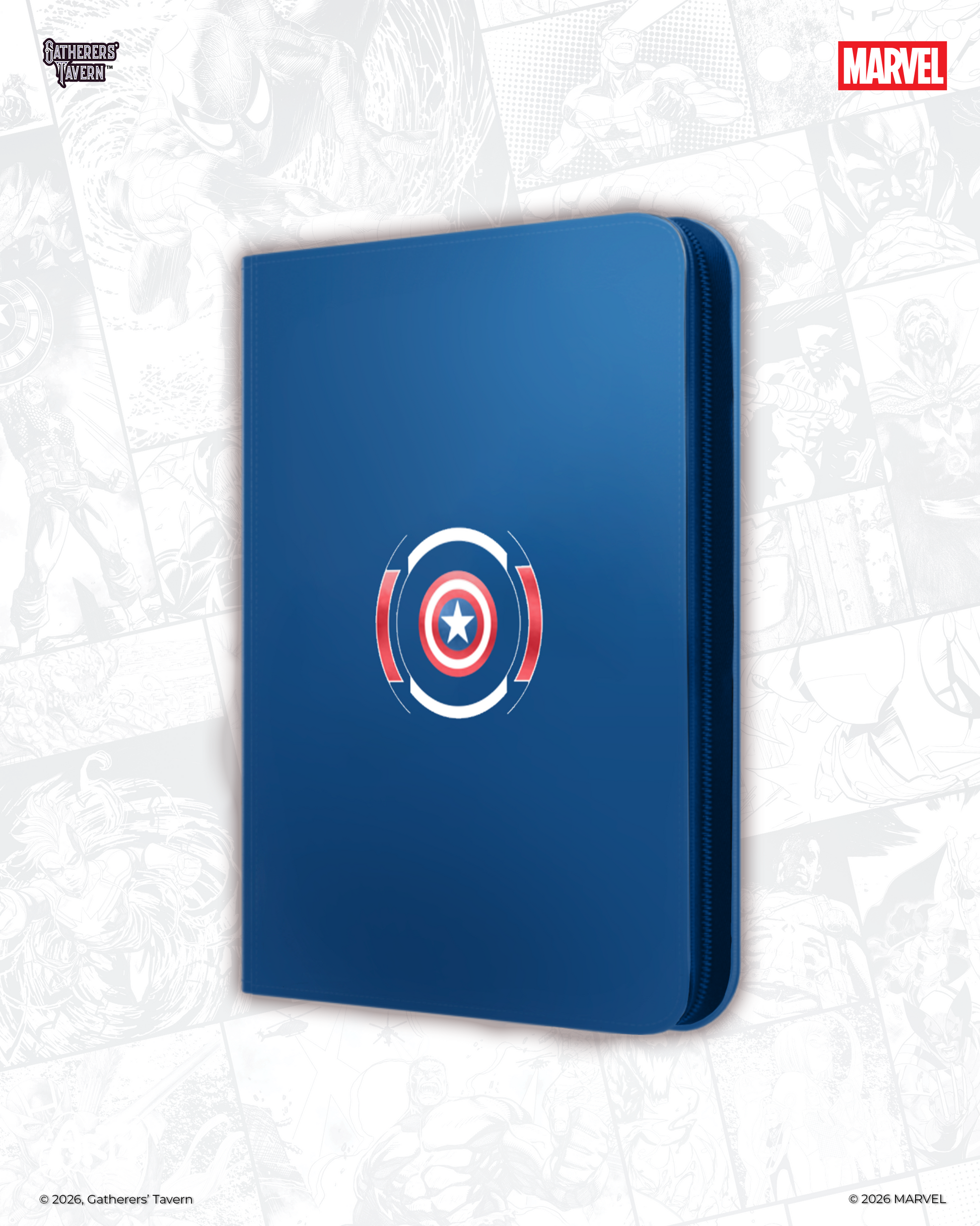 9-pocket Captain America - Marvel DOMARU Binder
