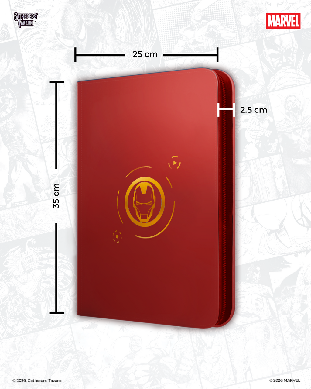 9-pocket Iron Man - Marvel DOMARU Binder