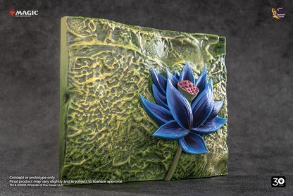 Black Lotus Relief Sculpture