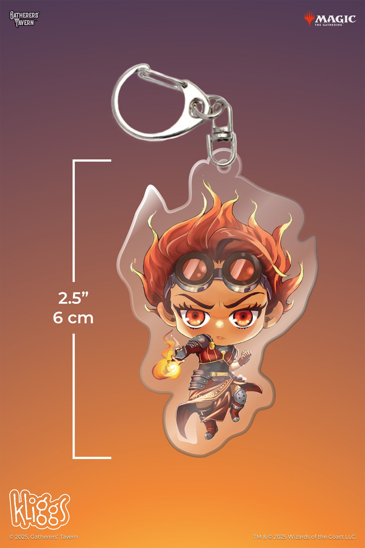 Chandra Nalaar Kliggs Keychain – Gatherers' Tavern